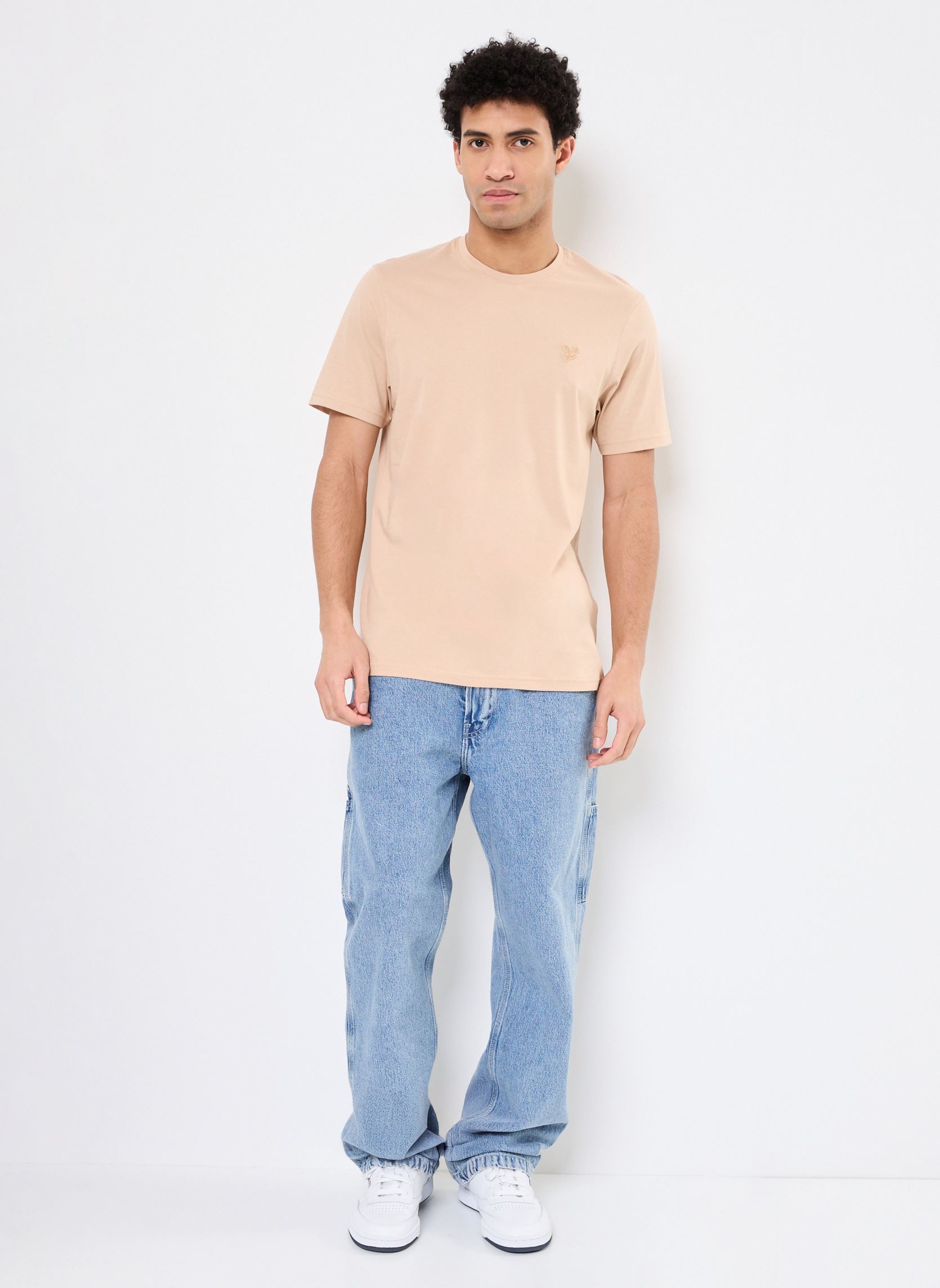 Tee-shirts manches courtes Superfine T-Shirt homme marron Lyle & Scott Tee-shirts manches courtes Superfine T-Shirt homme marron STEALTH BROWN