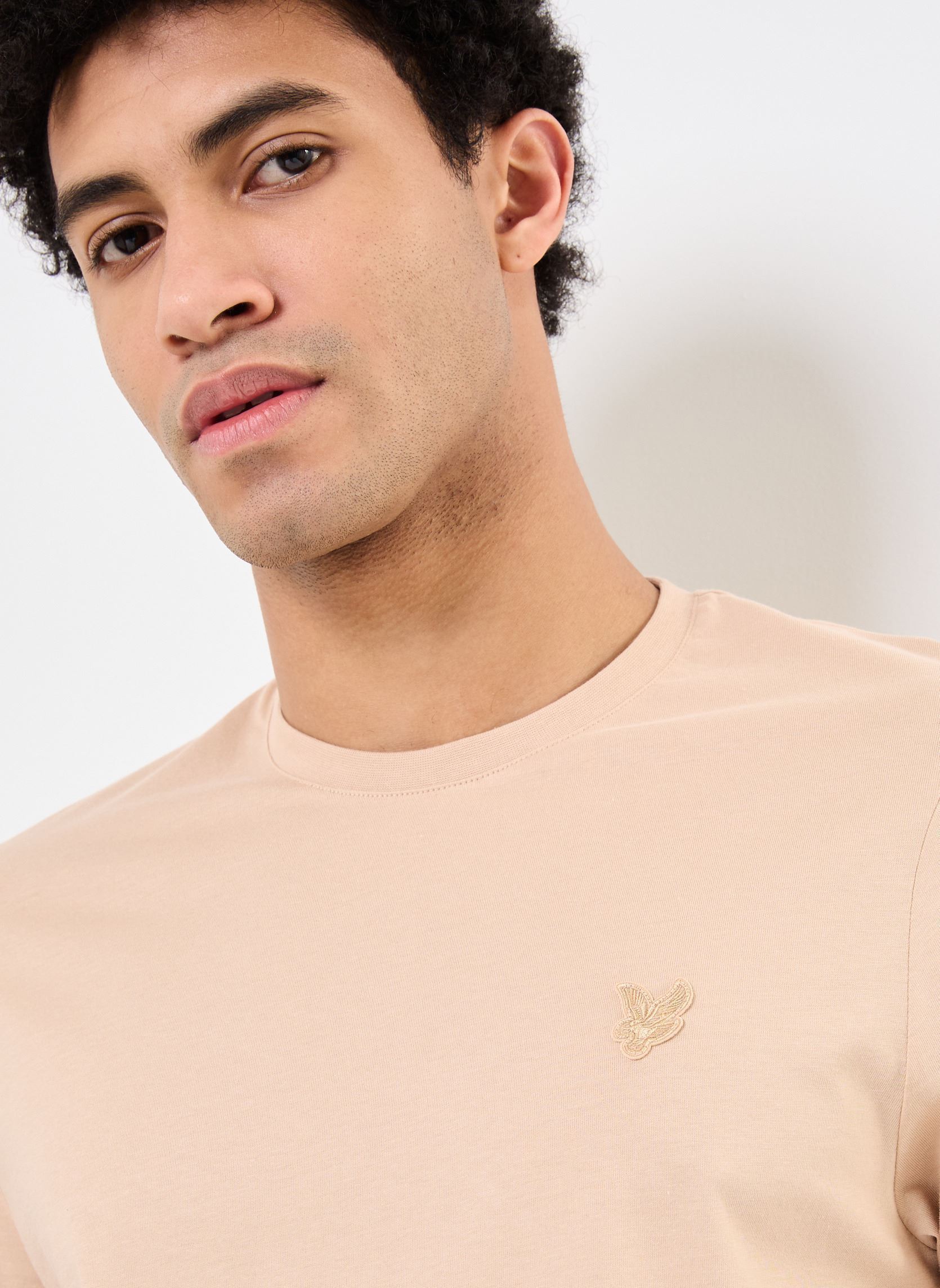 Tee-shirts manches courtes Superfine T-Shirt homme marron Lyle & Scott Tee-shirts manches courtes Superfine T-Shirt homme marron STEALTH BROWN