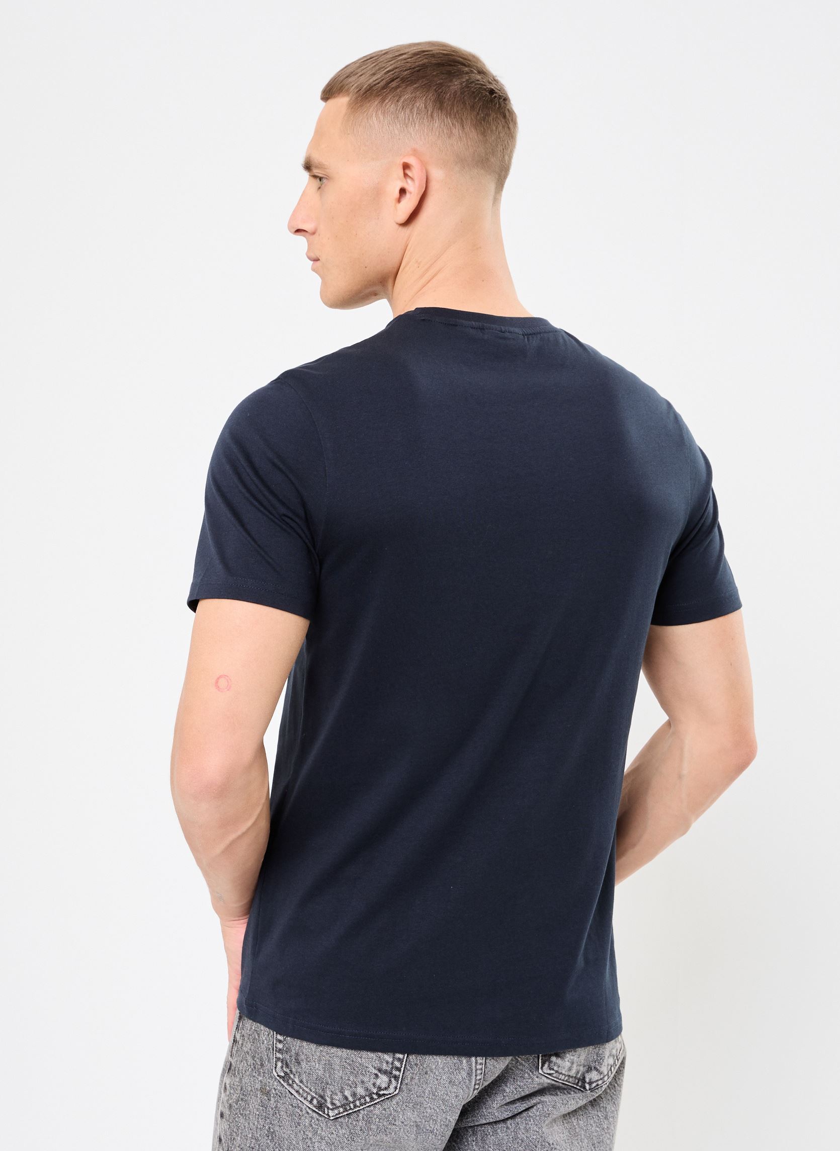 Tee-shirts manches courtes Superfine T-Shirt homme bleu Lyle & Scott Tee-shirts manches courtes Superfine T-Shirt homme bleu DARK NAVY