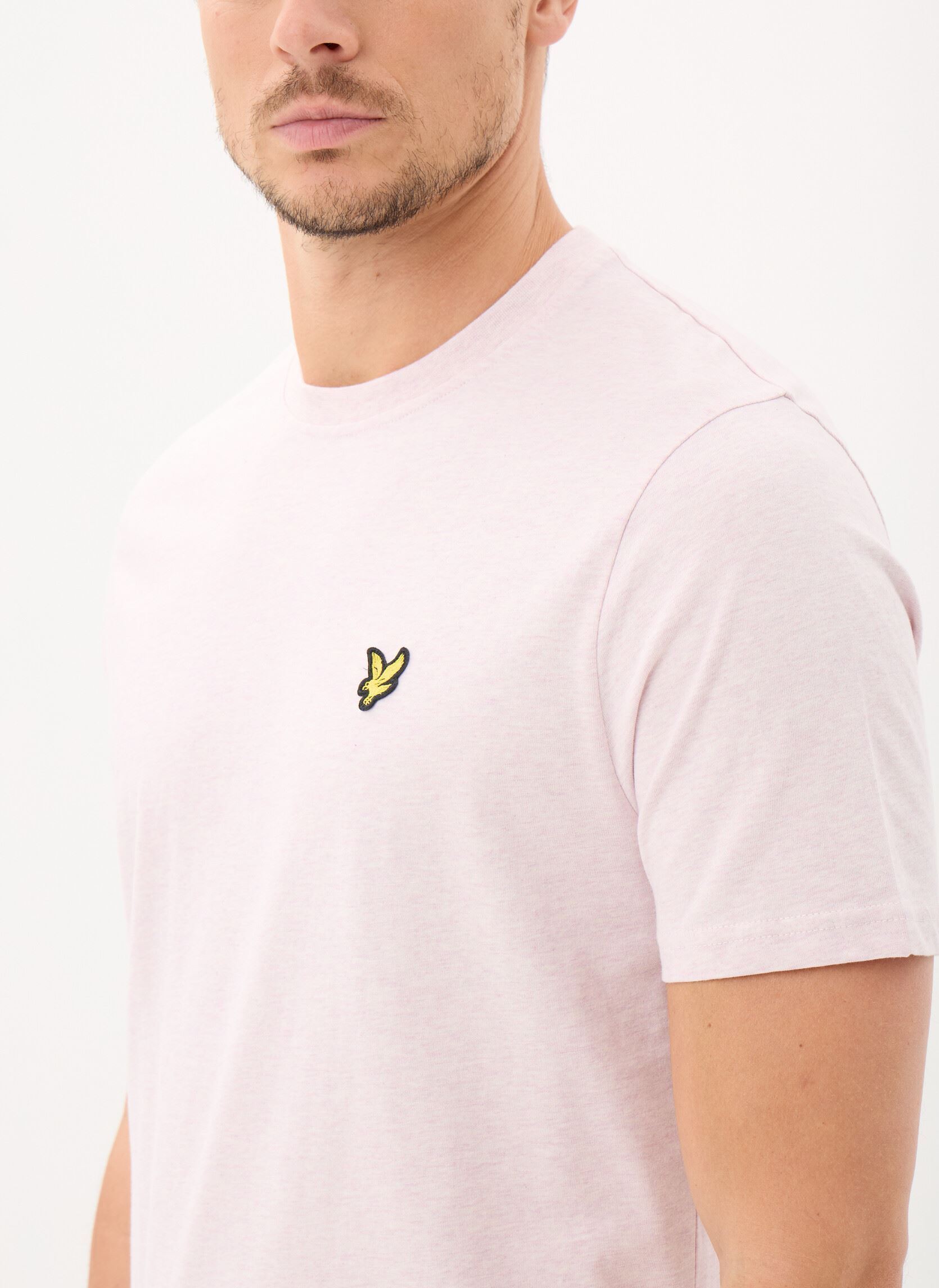 Tee-shirts manches courtes Heather T-Shirt homme rose Lyle & Scott Tee-shirts manches courtes Heather T-Shirt homme rose IRIS MARL