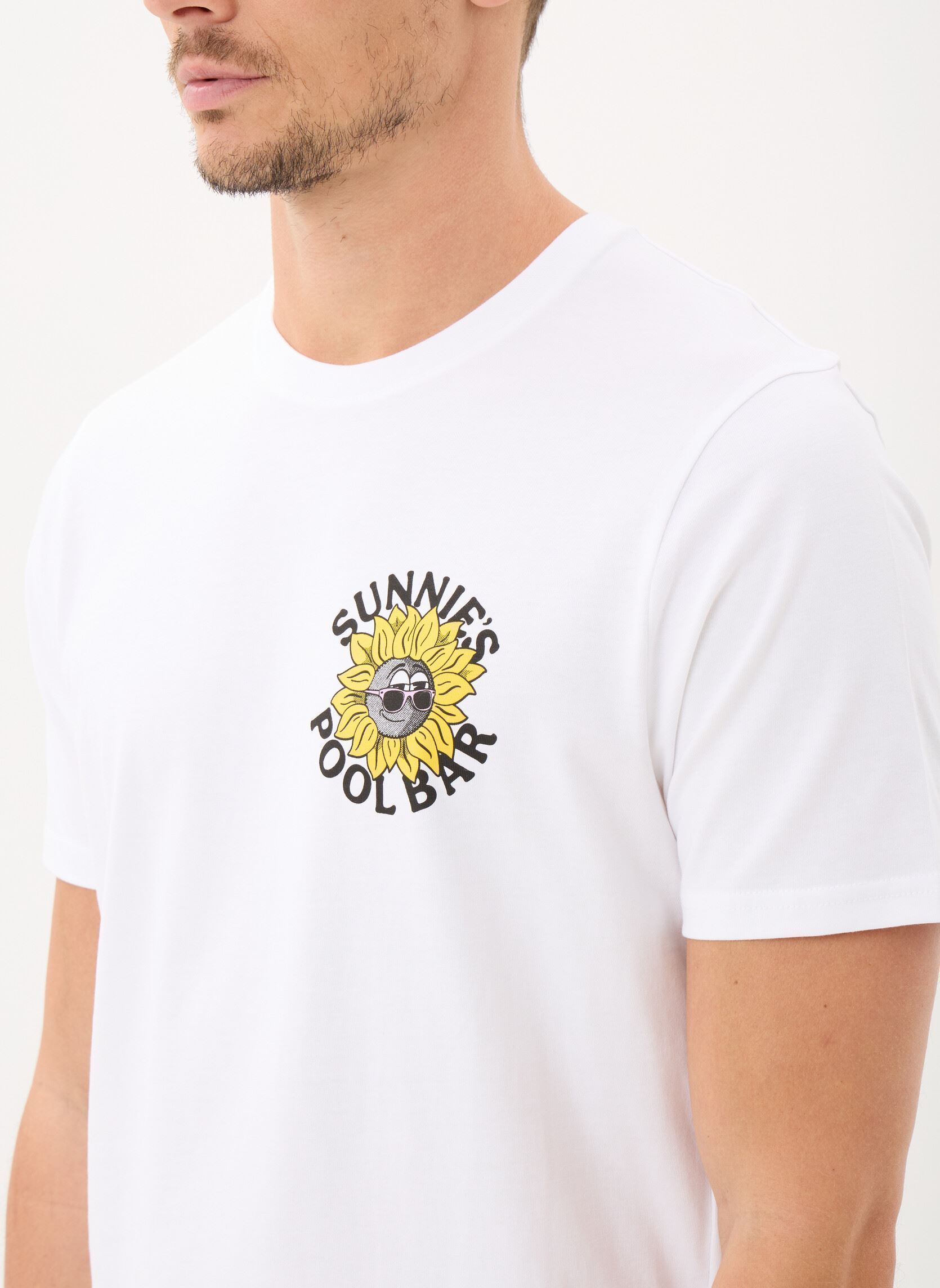 Tee-shirts manches courtes Sunnies Pool Bar Graphic T-Shirt homme blanc Lyle & Scott Tee-shirts manches courtes Sunnies Pool Bar Graphic T-Shirt homme blanc WHITE