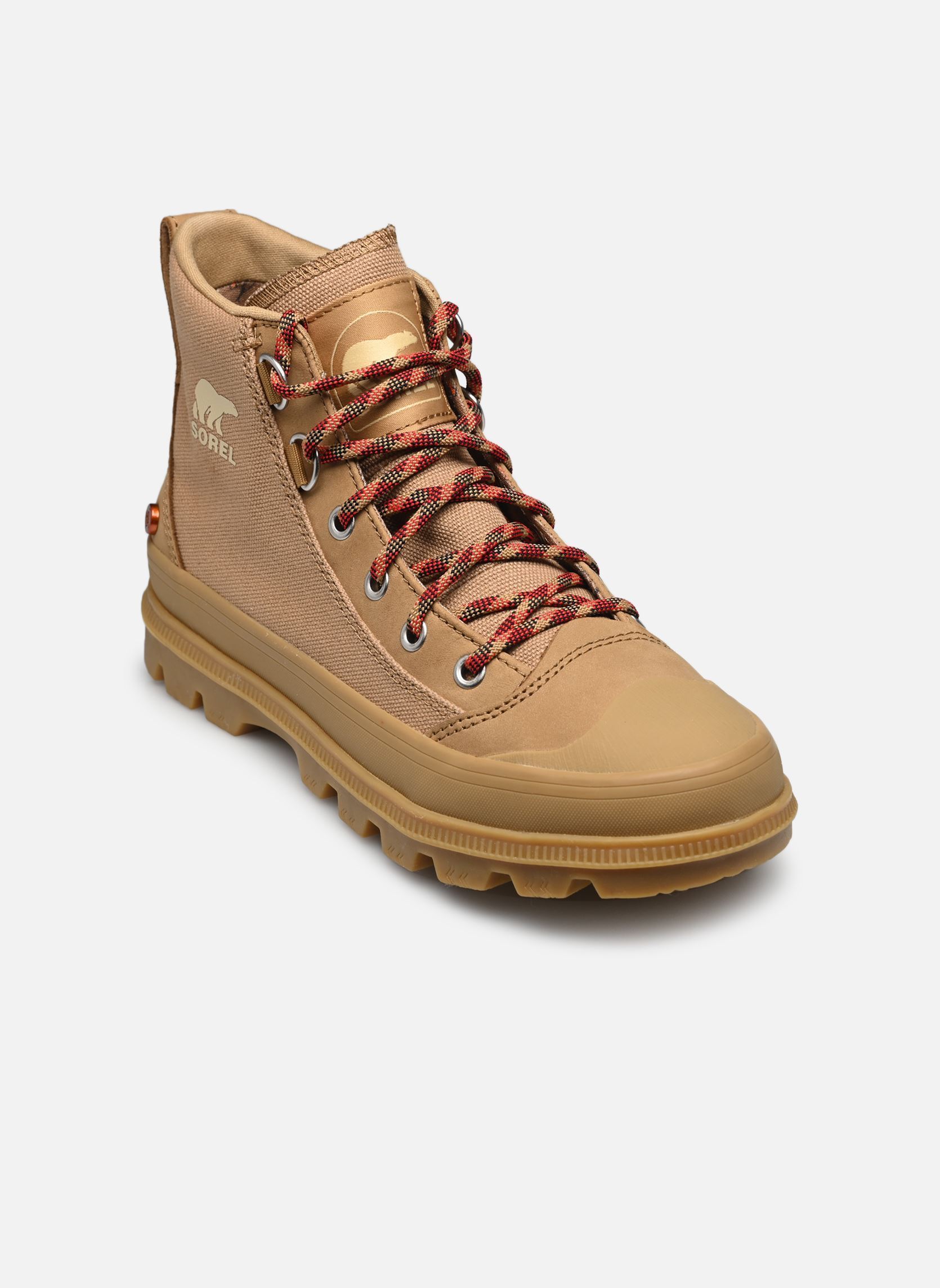 Leinen-Sneaker SCOUT N ABOUT MID SNEAKER damen braun Sorel Leinen-Sneaker SCOUT N ABOUT MID SNEAKER damen braun Caribou Buff, Gum