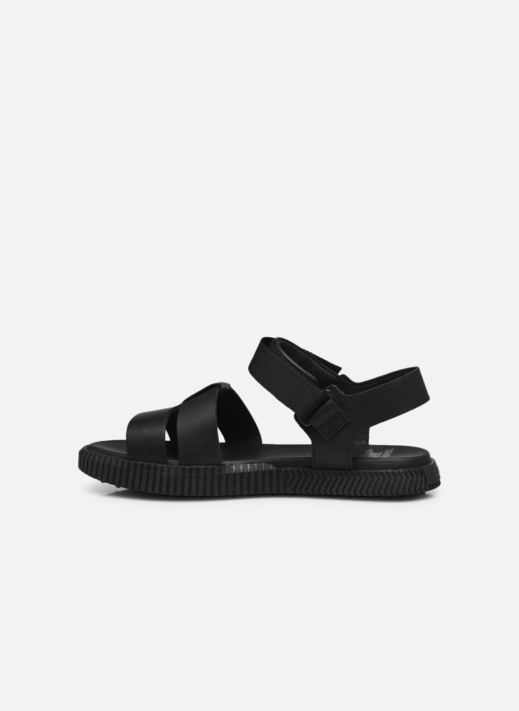 Sandalias planas ONA AVE ANKLE STRAP FLAT SANDAL mujer negro Sorel Sandalias planas ONA AVE ANKLE STRAP FLAT SANDAL mujer negro Black, Black