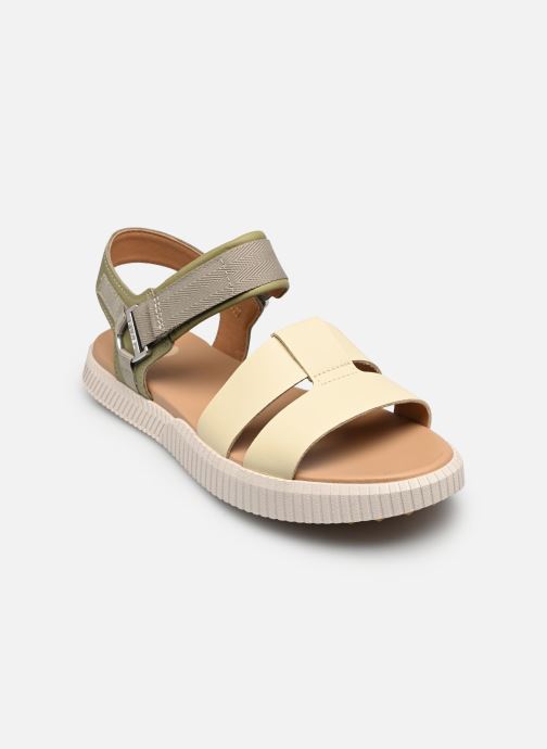 Sorel Sandales plates ONA AVE ANKLE STRAP FLAT SANDAL femme blanc