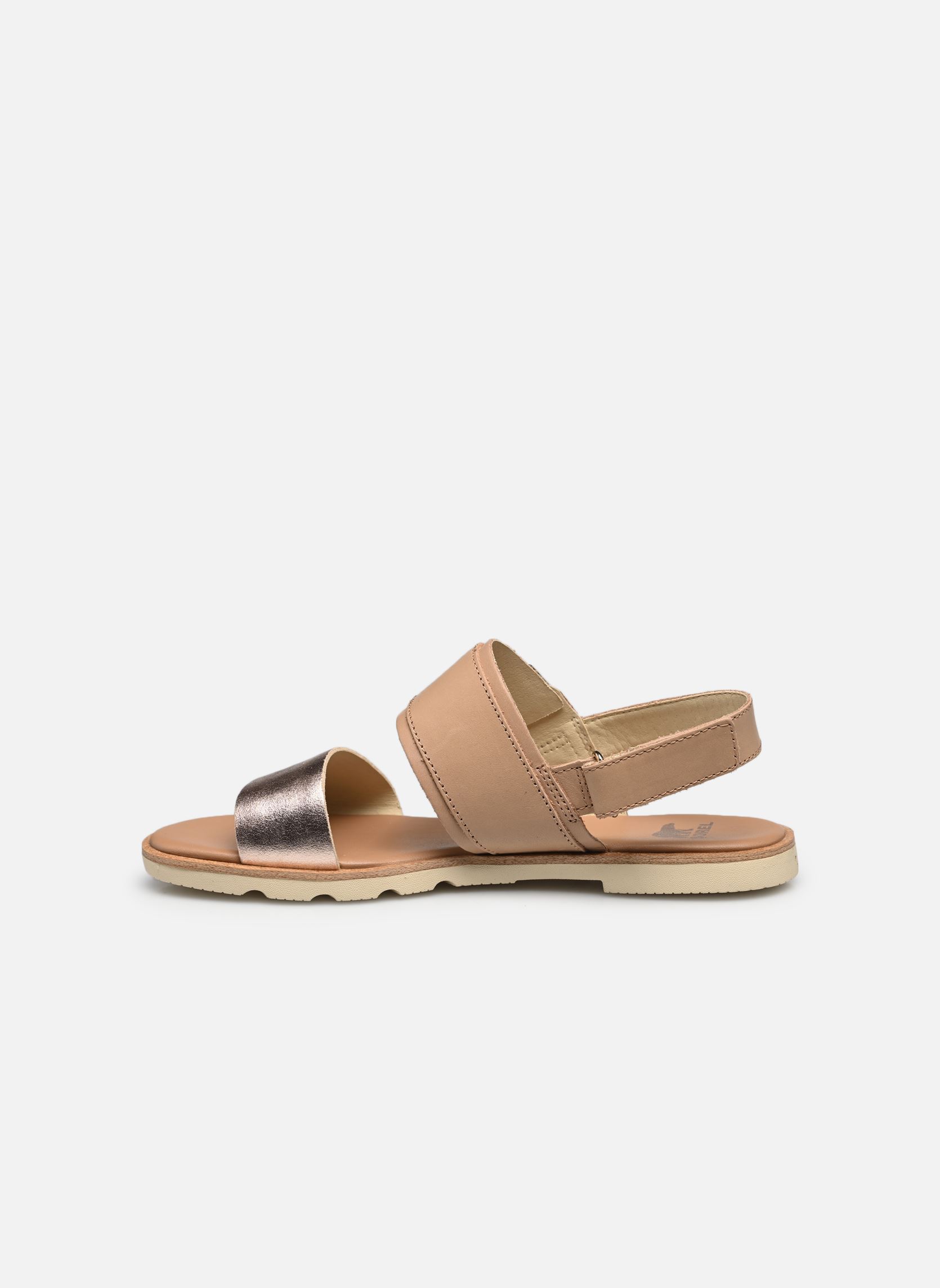 Sandali piatti ELLA III SLINGBACK donna marrone Sorel Sandali piatti ELLA III SLINGBACK donna marrone Honest Beige, Honey white