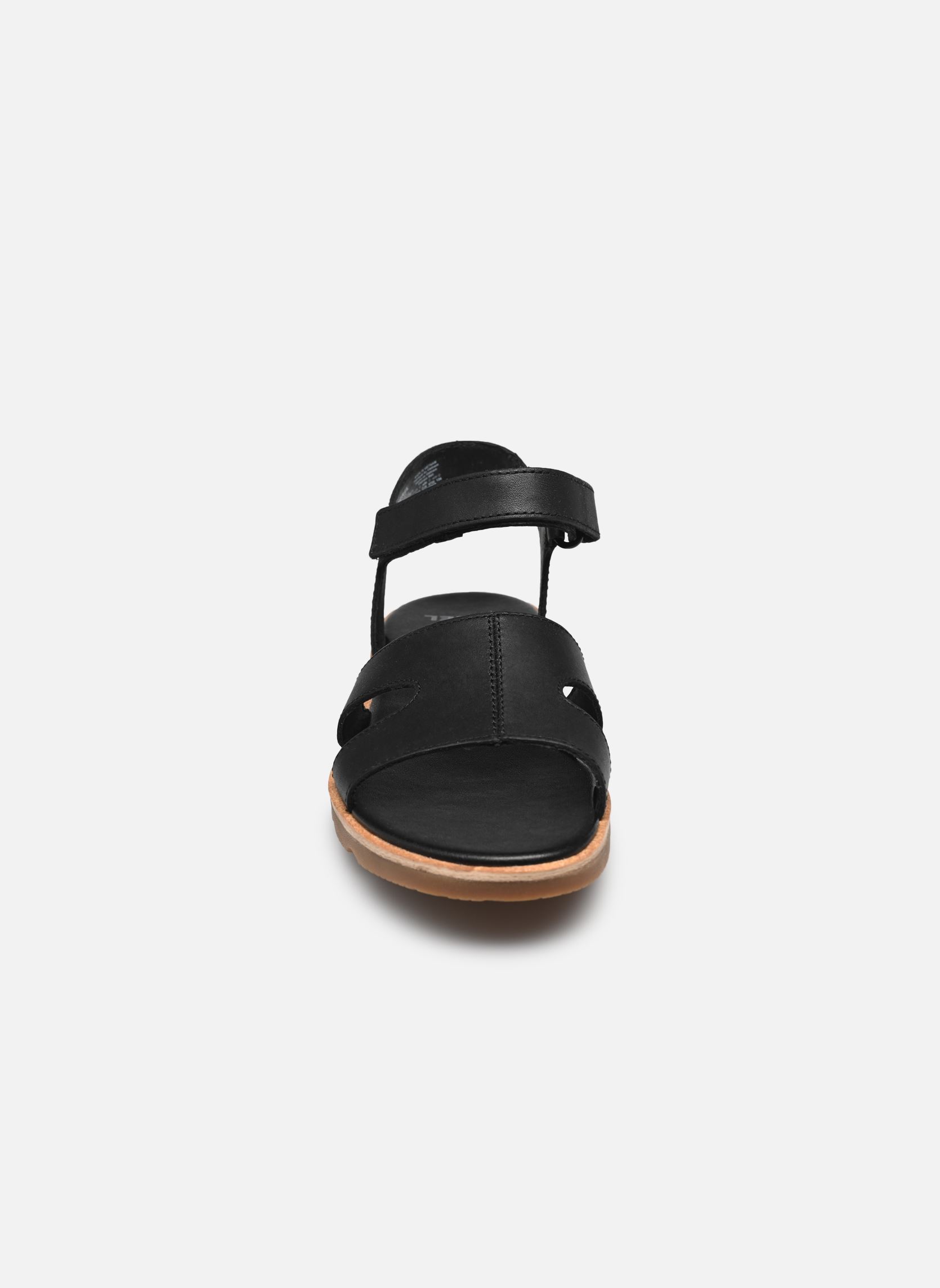 Sandalias planas ELLA III ANKLE STRAP mujer negro Sorel Sandalias planas ELLA III ANKLE STRAP mujer negro Black, Gum 2