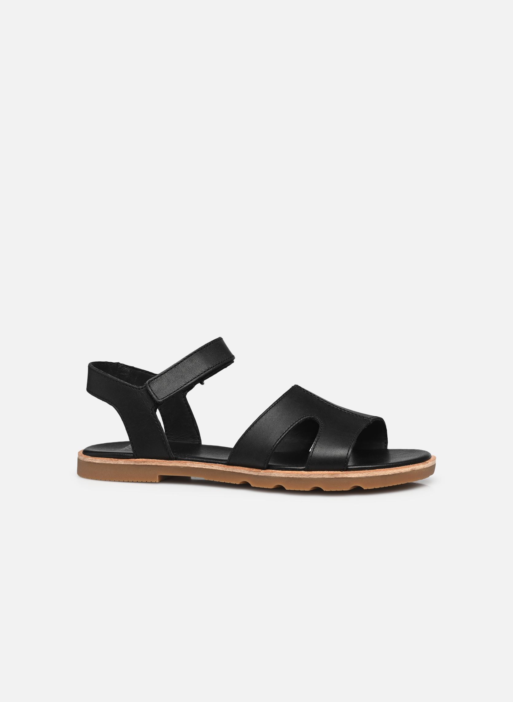 Sandalias planas ELLA III ANKLE STRAP mujer negro Sorel Sandalias planas ELLA III ANKLE STRAP mujer negro Black, Gum 2