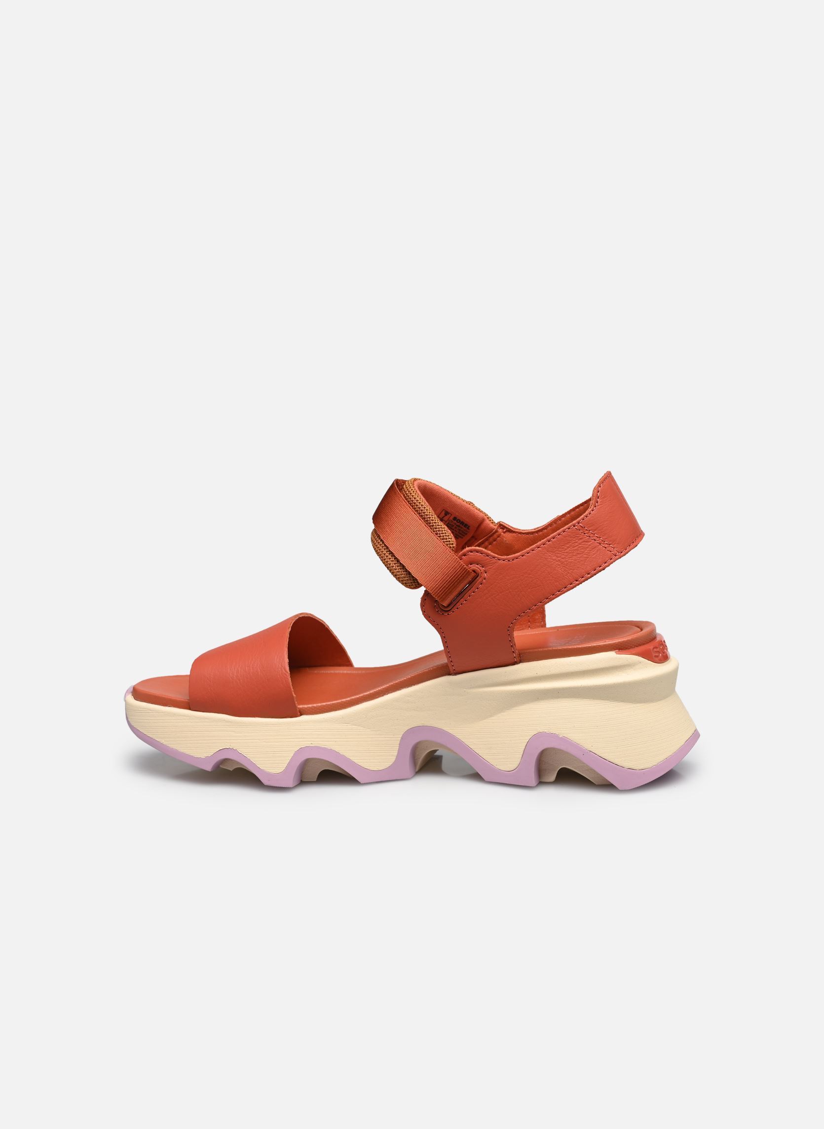 Sandali con zeppa e plateau KINETIC IMPACT Y-STRAP HIGH SANDAL donna arancione Sorel Sandali con zeppa e plateau KINETIC IMPACT Y-STRAP HIGH SANDAL donna arancione Tuscan, Aura