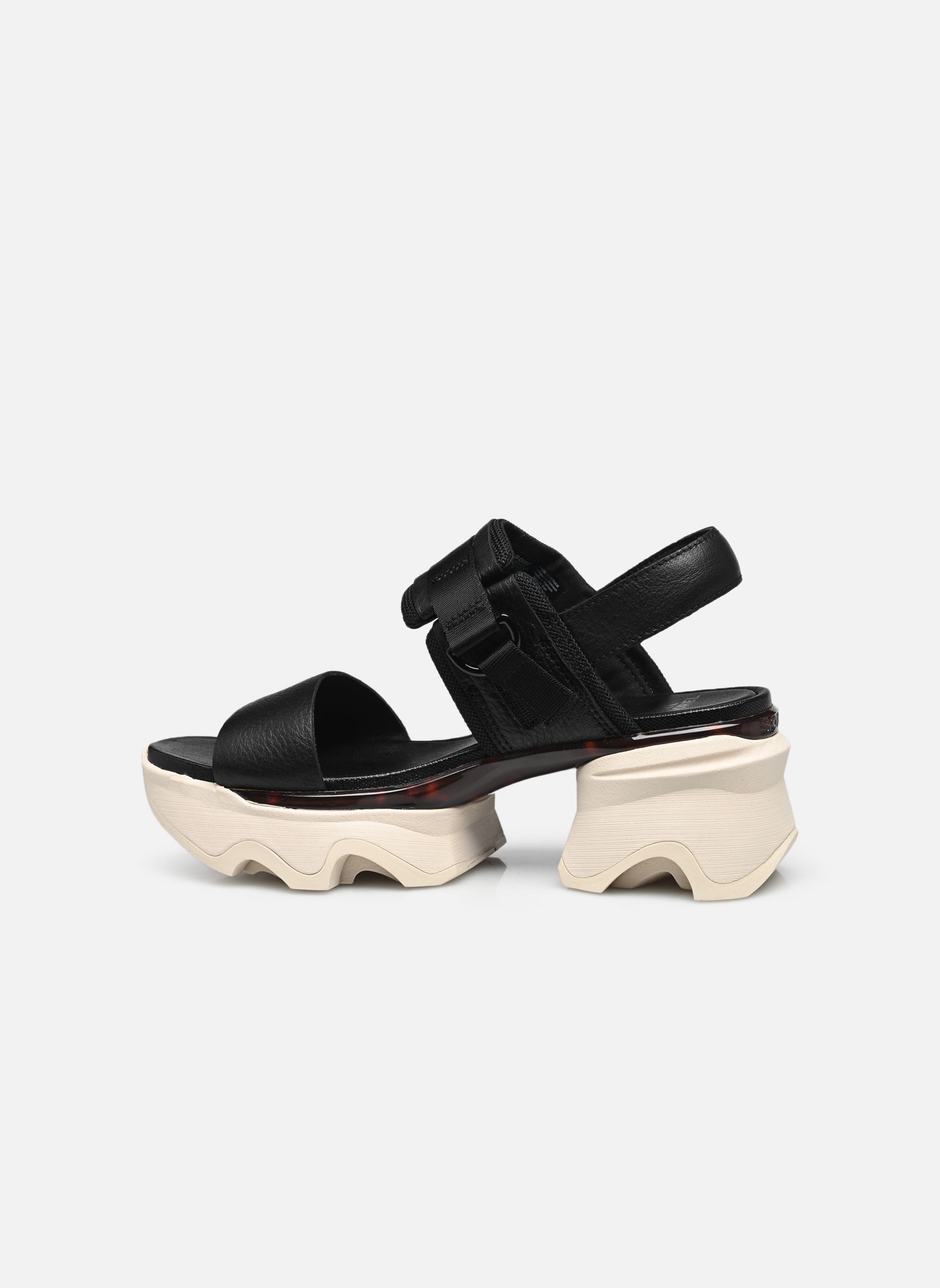 Sandalias KINETIC IMPACT SLINGBACK HEEL SANDAL mujer negro Sorel Sandalias KINETIC IMPACT SLINGBACK HEEL SANDAL mujer negro Black, Chalk