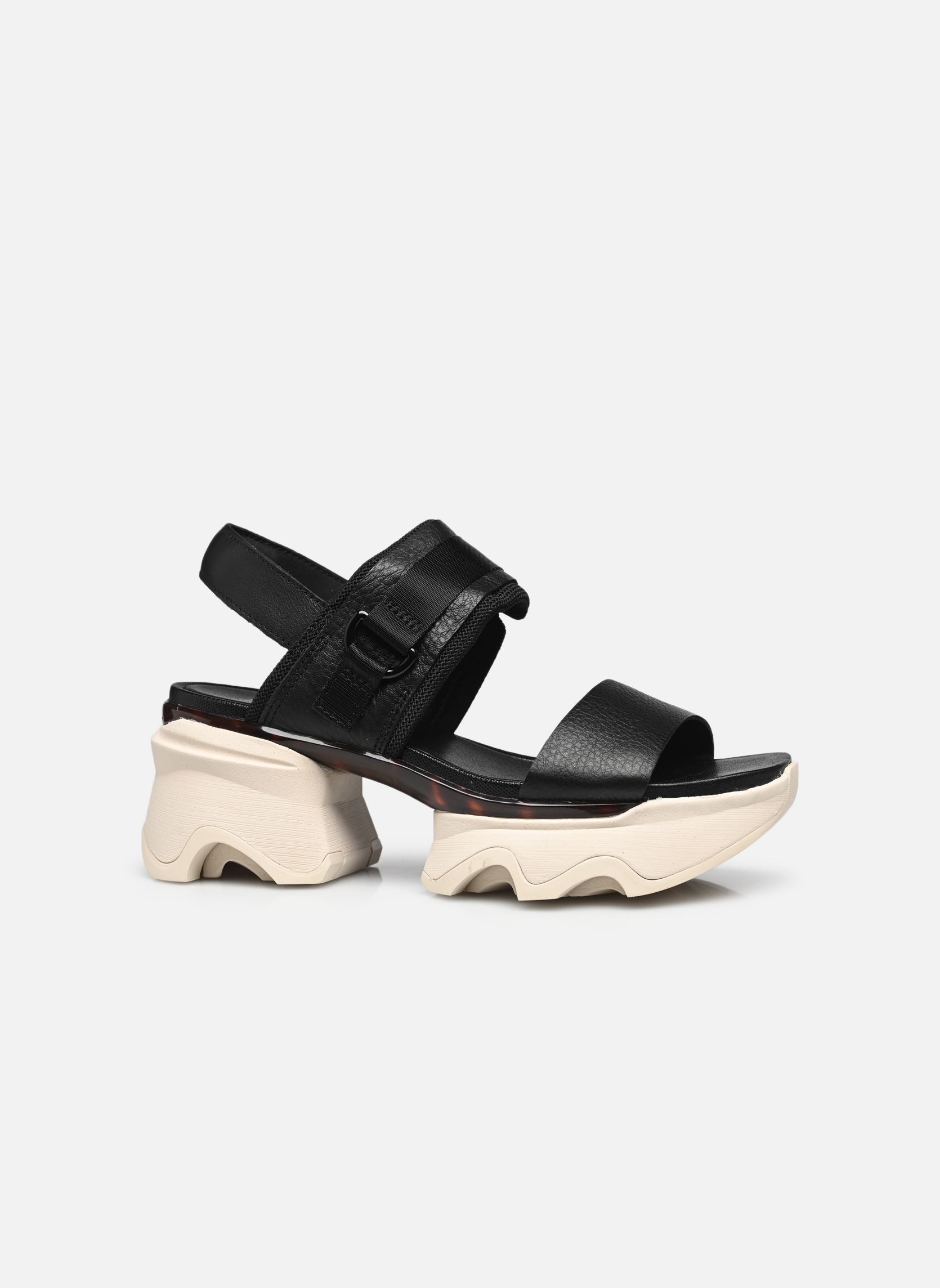 Sandalias KINETIC IMPACT SLINGBACK HEEL SANDAL mujer negro Sorel Sandalias KINETIC IMPACT SLINGBACK HEEL SANDAL mujer negro Black, Chalk