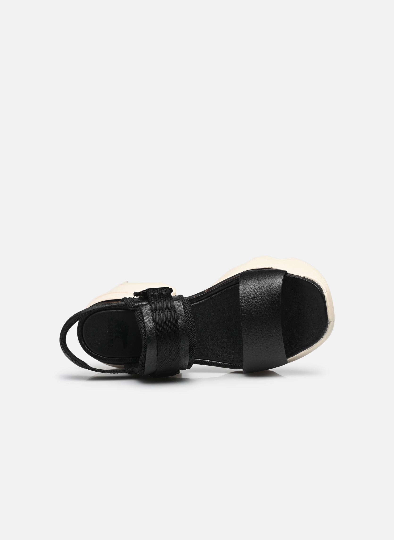 Sandalias KINETIC IMPACT SLINGBACK HEEL SANDAL mujer negro Sorel Sandalias KINETIC IMPACT SLINGBACK HEEL SANDAL mujer negro Black, Chalk