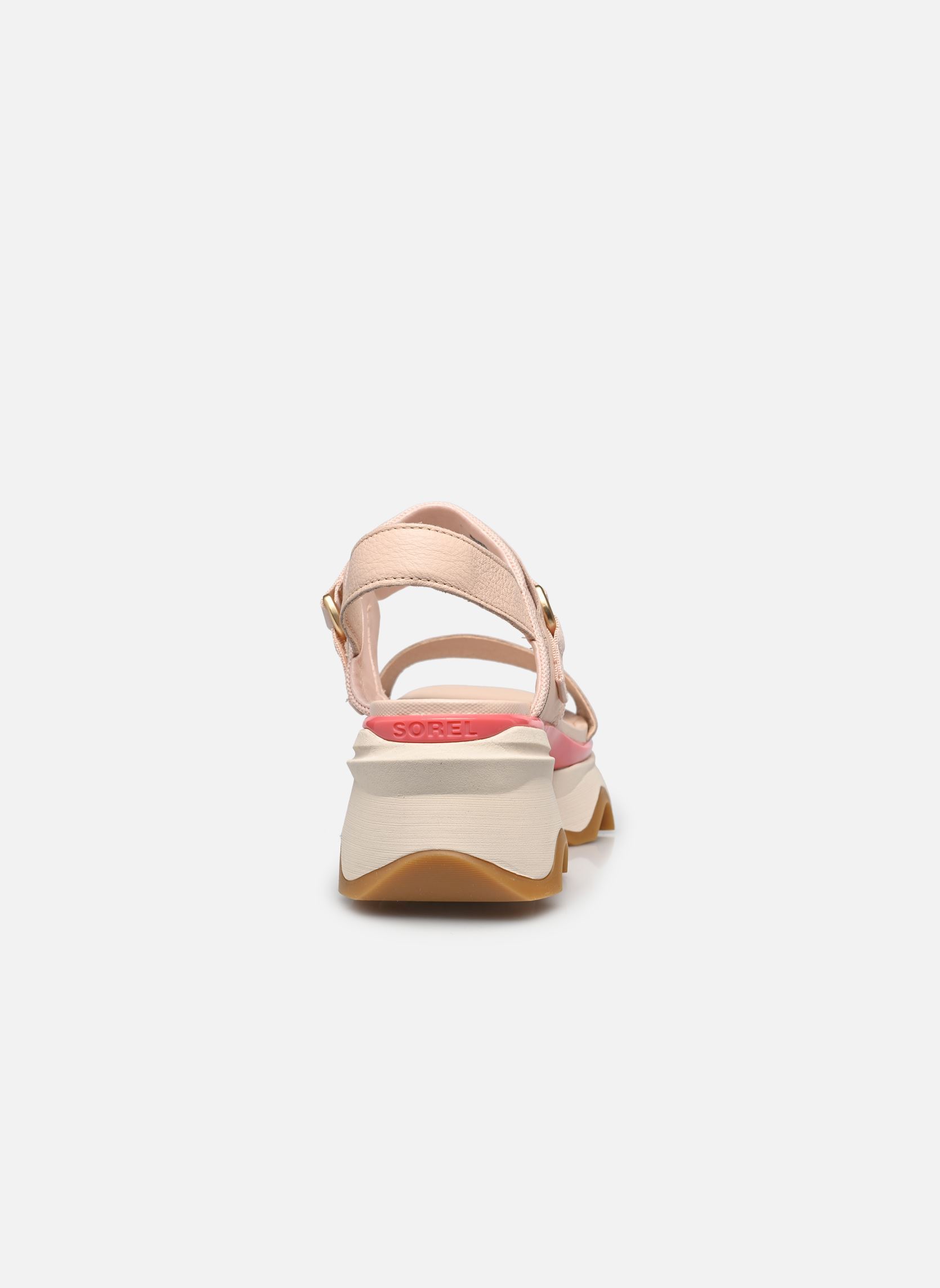 Sandales KINETIC IMPACT SLINGBACK HEEL SANDAL femme beige Sorel Sandales KINETIC IMPACT SLINGBACK HEEL SANDAL femme beige Pearlescent, Coral Blossom