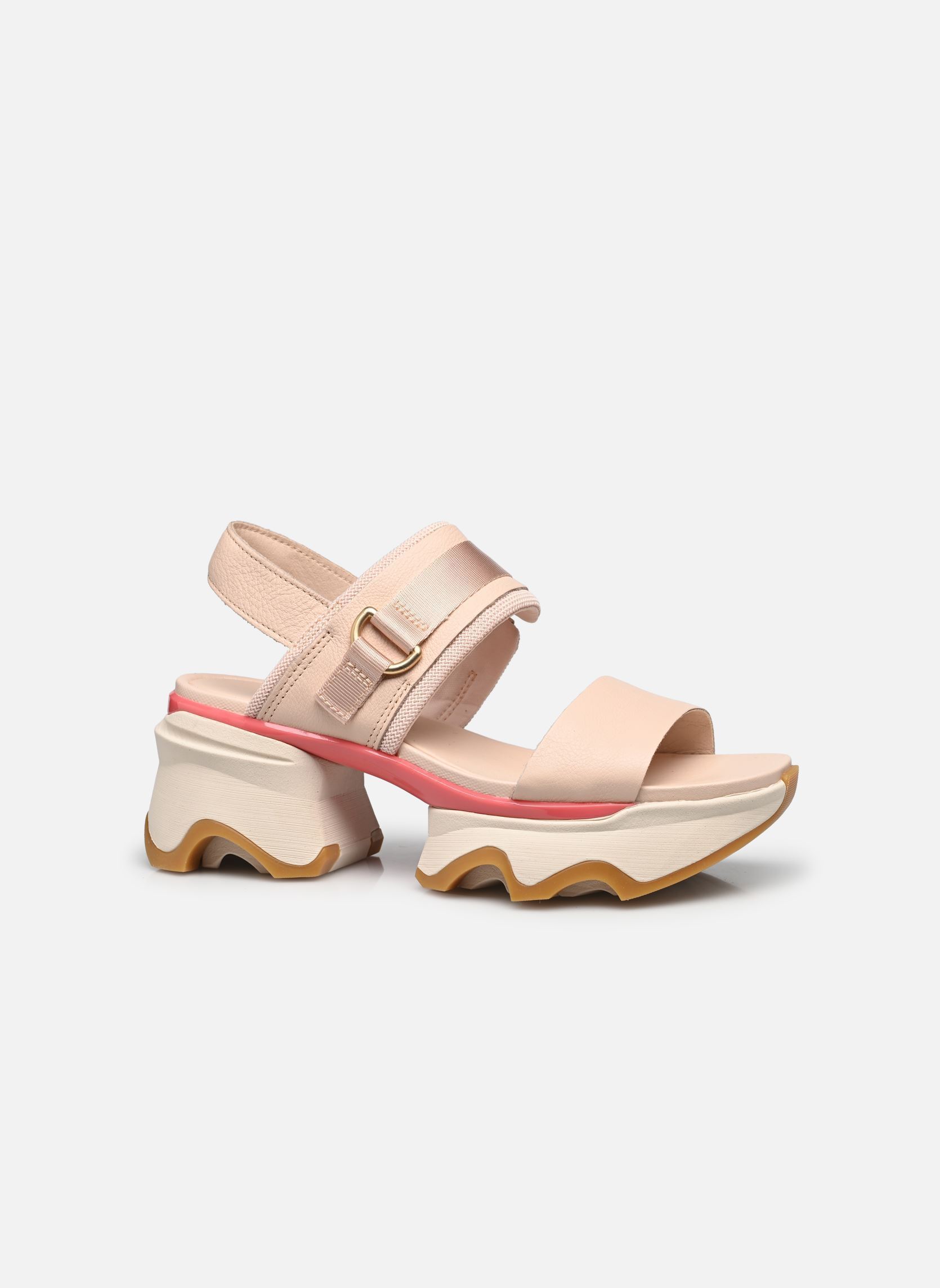 Sandales KINETIC IMPACT SLINGBACK HEEL SANDAL femme beige Sorel Sandales KINETIC IMPACT SLINGBACK HEEL SANDAL femme beige Pearlescent, Coral Blossom