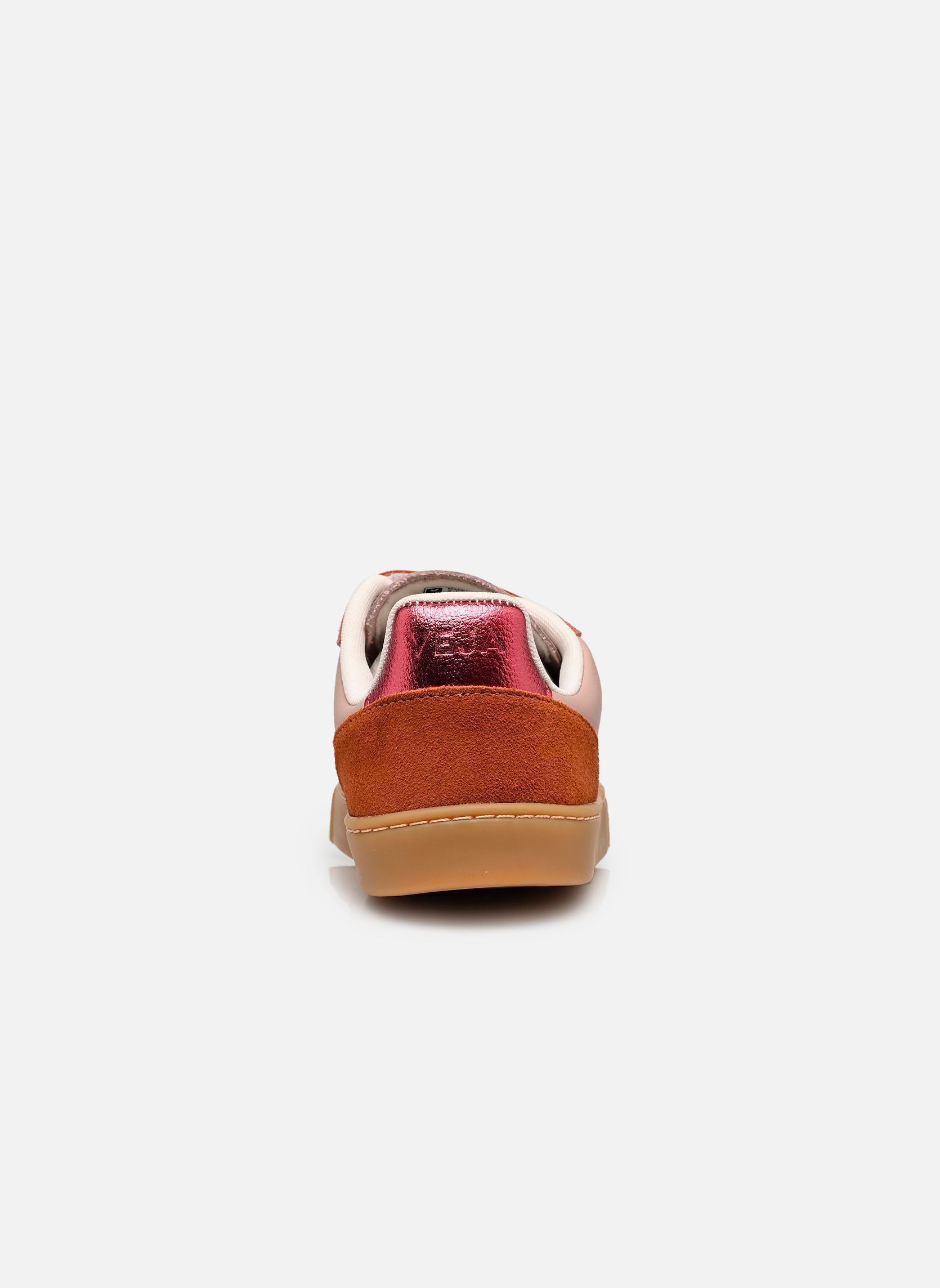 Niedrige Sneaker Small V-10 Velcro mädchen bordeaux Veja Niedrige Sneaker Small V-10 Velcro mädchen bordeaux BABE_PLATINE