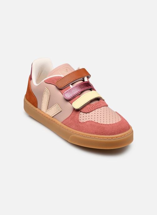 Veja Niedrige Sneaker Small V-10 Velcro mädchen bordeaux