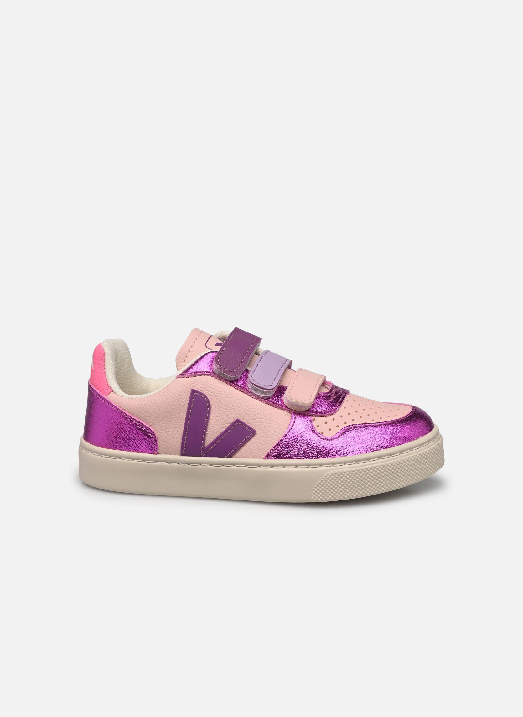 Sneaker Small V-10 Velcro mädchen rosa Veja Sneaker Small V-10 Velcro mädchen rosa PETALE_MULTICO-COSMOS