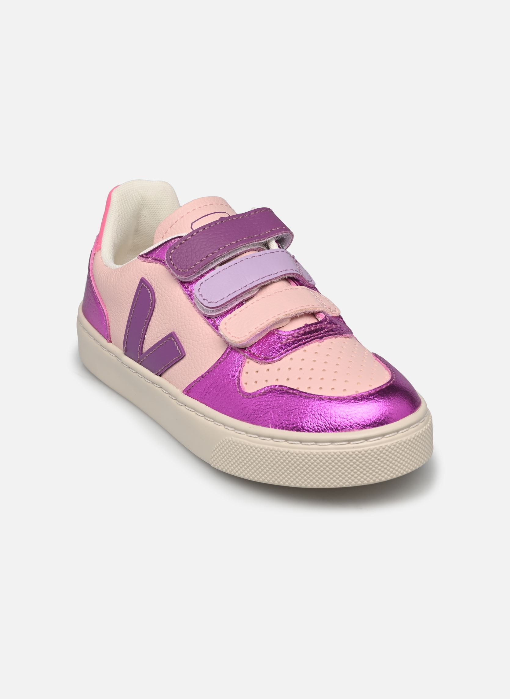 Sneaker Small V-10 Velcro mädchen rosa Veja Sneaker Small V-10 Velcro mädchen rosa PETALE_MULTICO-COSMOS