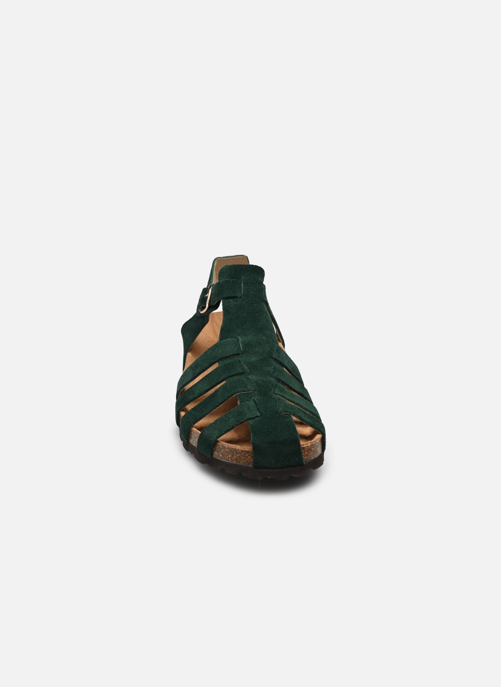 Sandales plates GAIA femme vert Nazarée Footcare Sandales plates GAIA femme vert VERT CHANCE