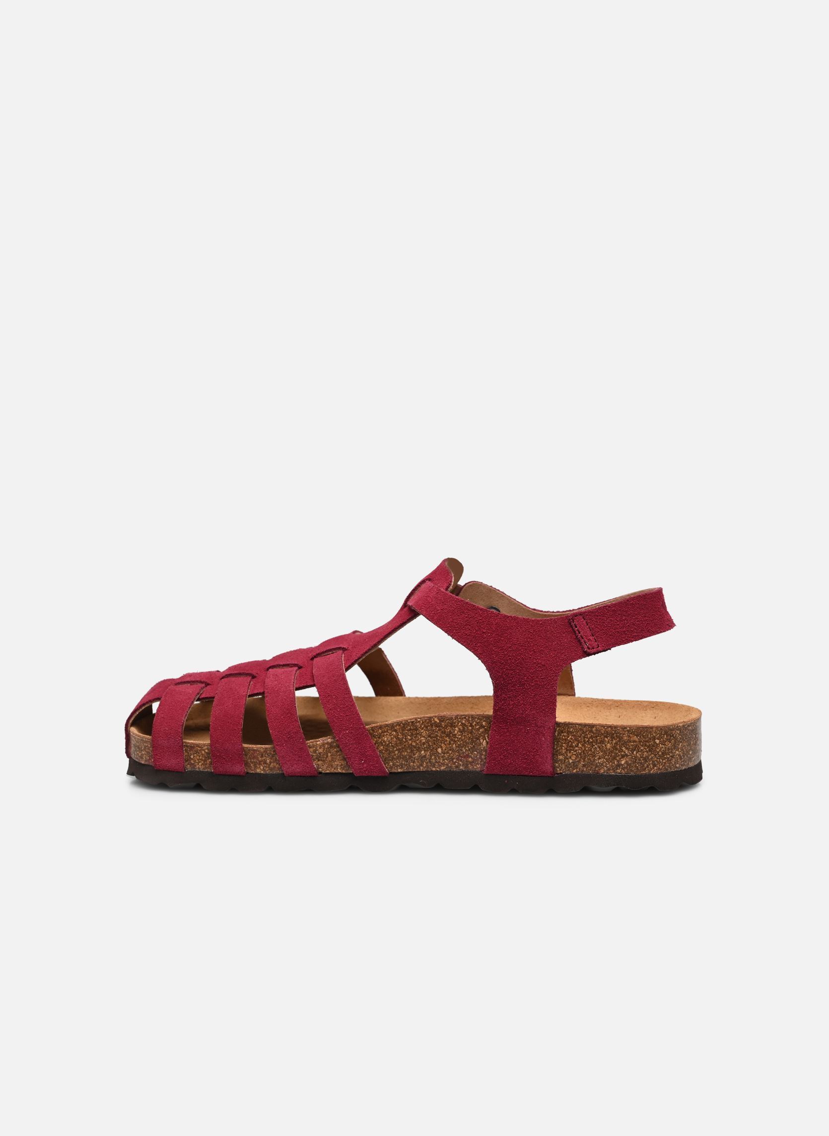 Sandali piatti GAIA donna bordeaux Nazarée Footcare Sandali piatti GAIA donna bordeaux PRUNE