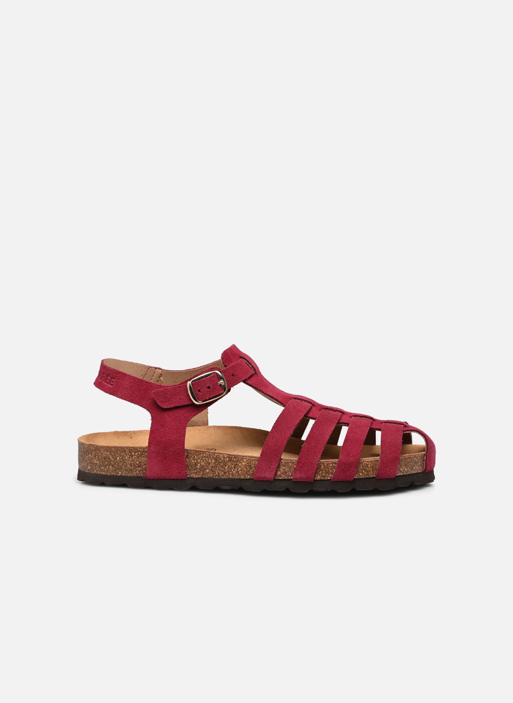Sandali piatti GAIA donna bordeaux Nazarée Footcare Sandali piatti GAIA donna bordeaux PRUNE