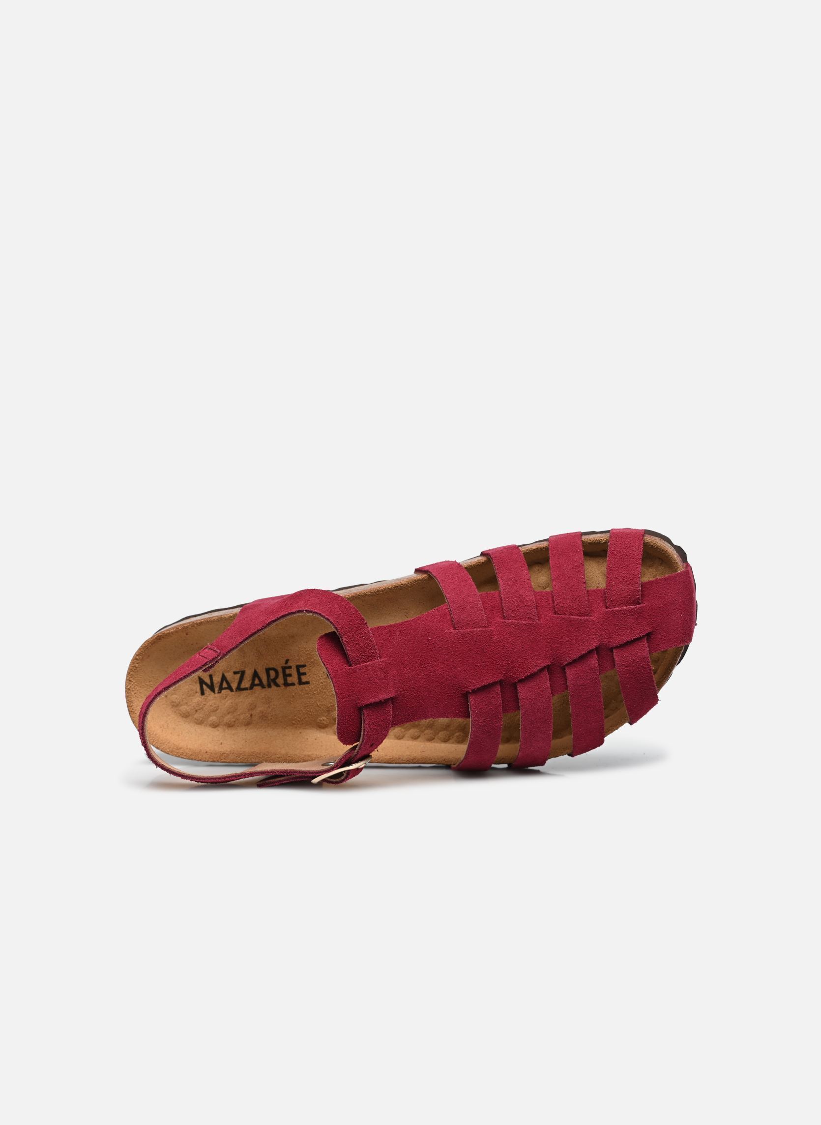Sandali piatti GAIA donna bordeaux Nazarée Footcare Sandali piatti GAIA donna bordeaux PRUNE