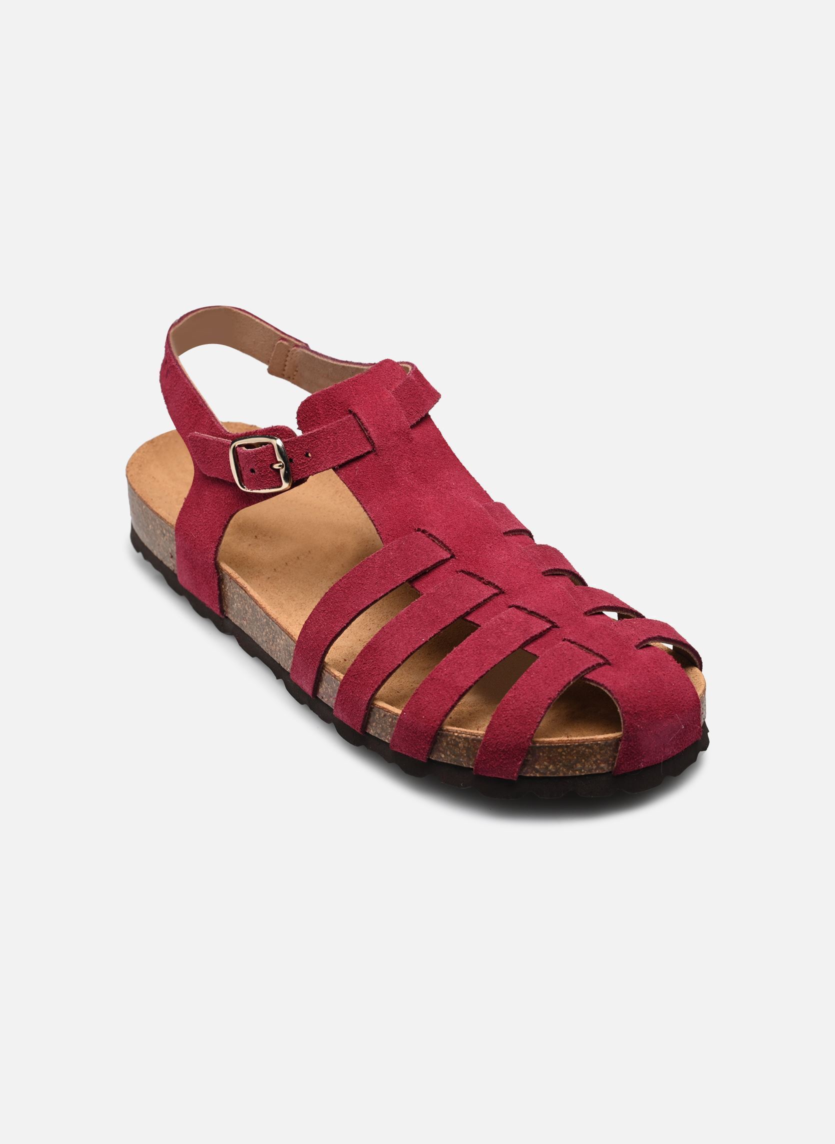Sandali piatti GAIA donna bordeaux Nazarée Footcare Sandali piatti GAIA donna bordeaux PRUNE