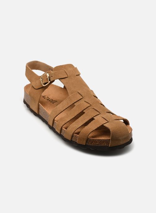 Nazarée Footcare Sandales plates GAIA femme marron
