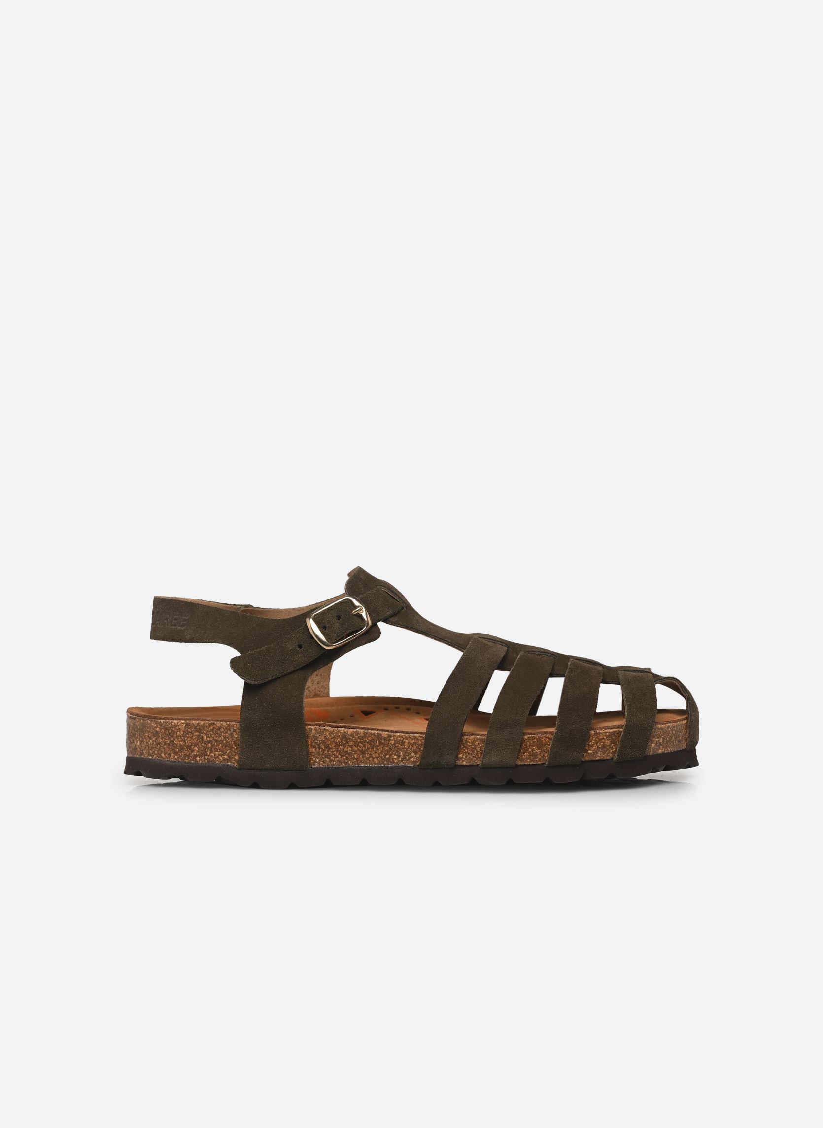Sandalias planas GAIA BIEN-ETRE mujer marrón Nazarée Footcare Sandalias planas GAIA BIEN-ETRE mujer marrón KAKI