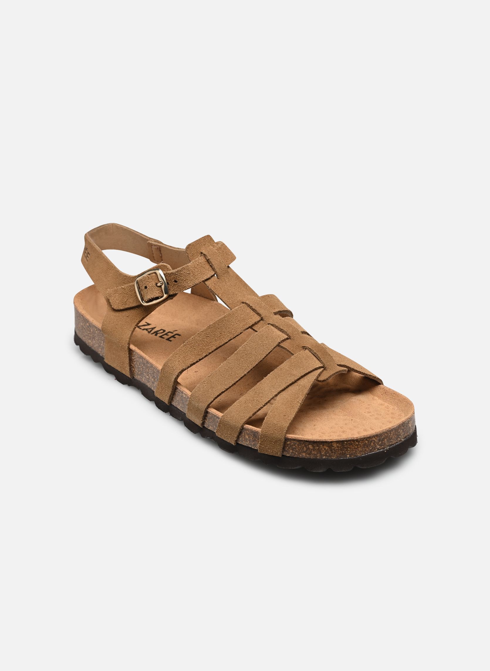 Flache Sandalen BIANCA damen braun Nazarée Footcare Flache Sandalen BIANCA damen braun NOISETTE