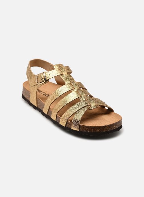 Nazarée Footcare Sandales plates BIANCA femme or et bronze