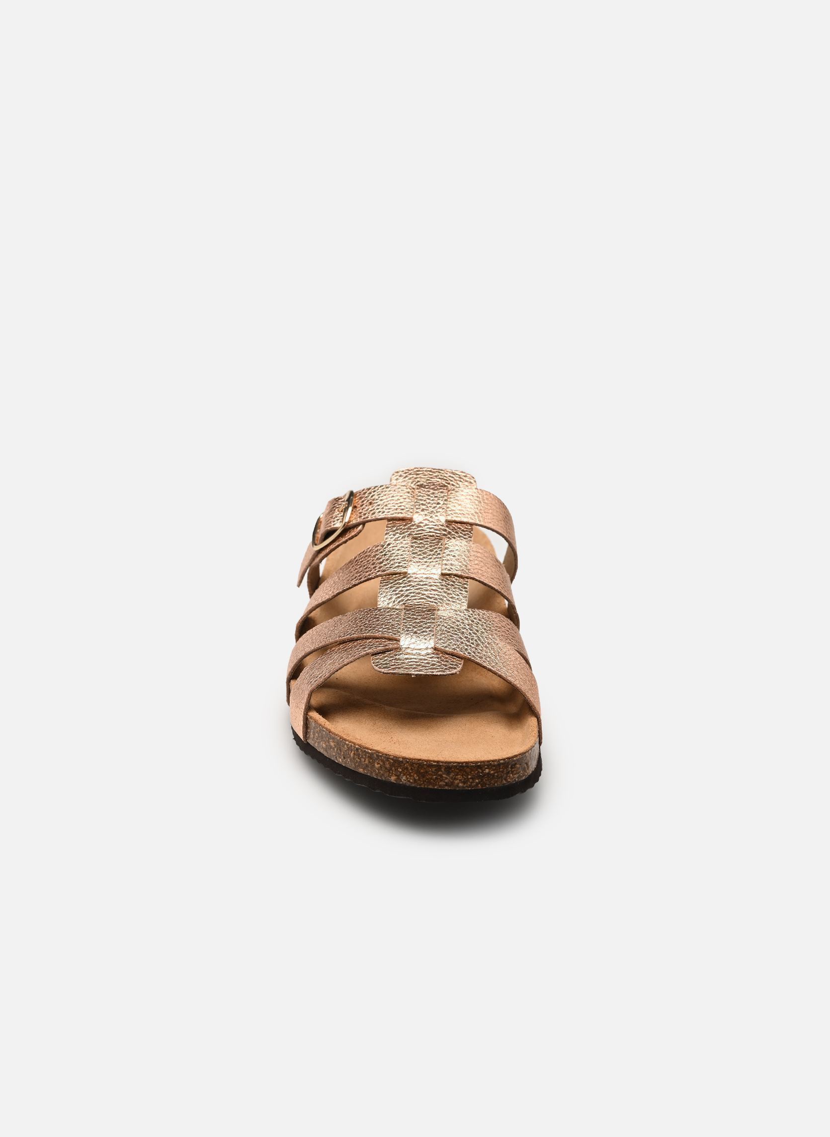 Pantoletten und Clogs CARMEN damen silber Nazarée Footcare Pantoletten und Clogs CARMEN damen silber OR ROSE