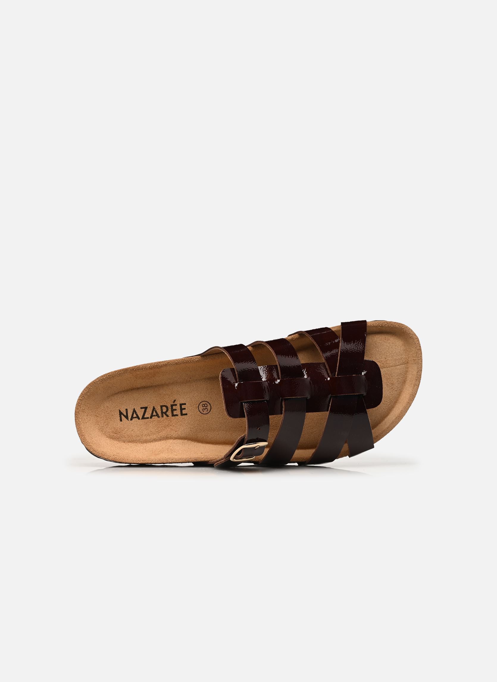 Pantoletten und Clogs CARMEN damen braun Nazarée Footcare Pantoletten und Clogs CARMEN damen braun VERNIS CHOCOLAT