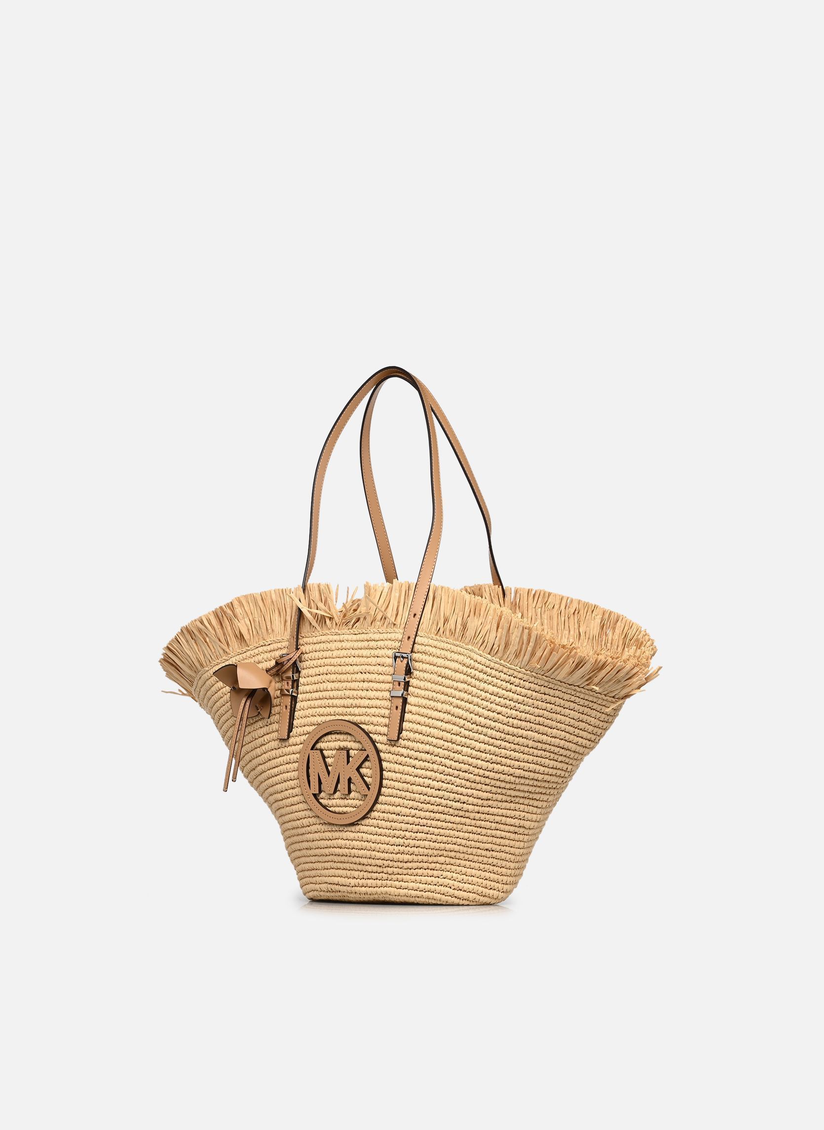 Körbe Isa Lg Fan Tote damen beige Michael Michael Kors Körbe Isa Lg Fan Tote damen beige NAT/PEANUT
