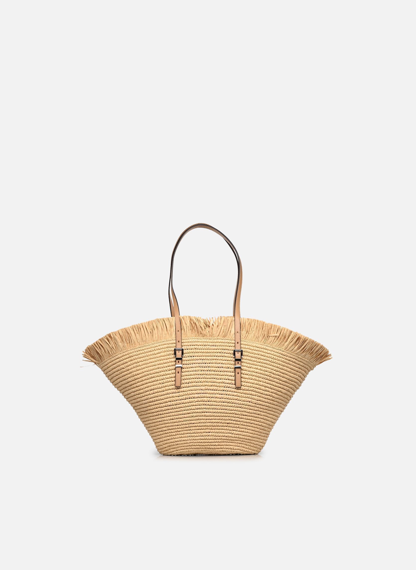 Körbe Isa Lg Fan Tote damen beige Michael Michael Kors Körbe Isa Lg Fan Tote damen beige NAT/PEANUT