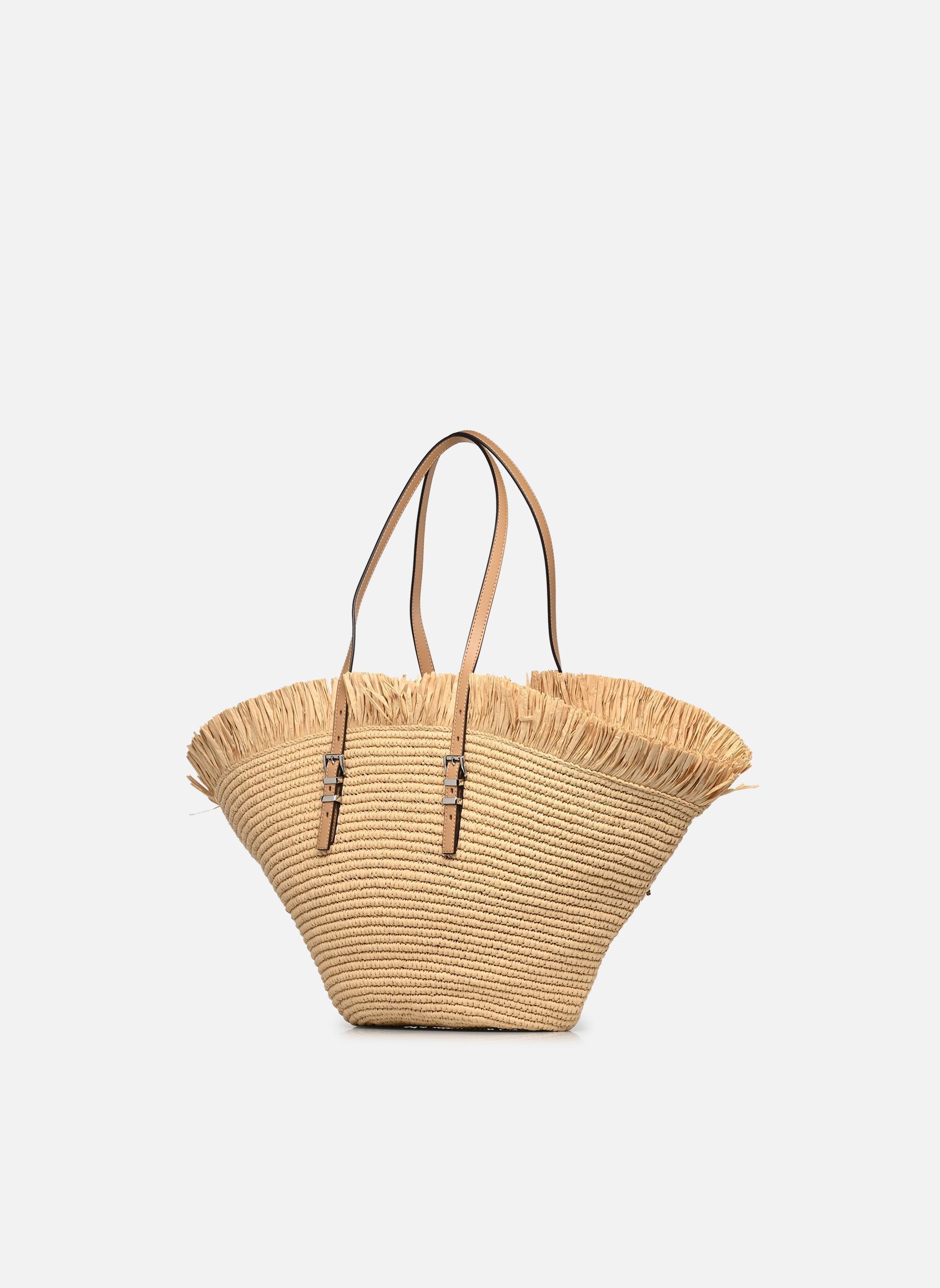 Körbe Isa Lg Fan Tote damen beige Michael Michael Kors Körbe Isa Lg Fan Tote damen beige NAT/PEANUT