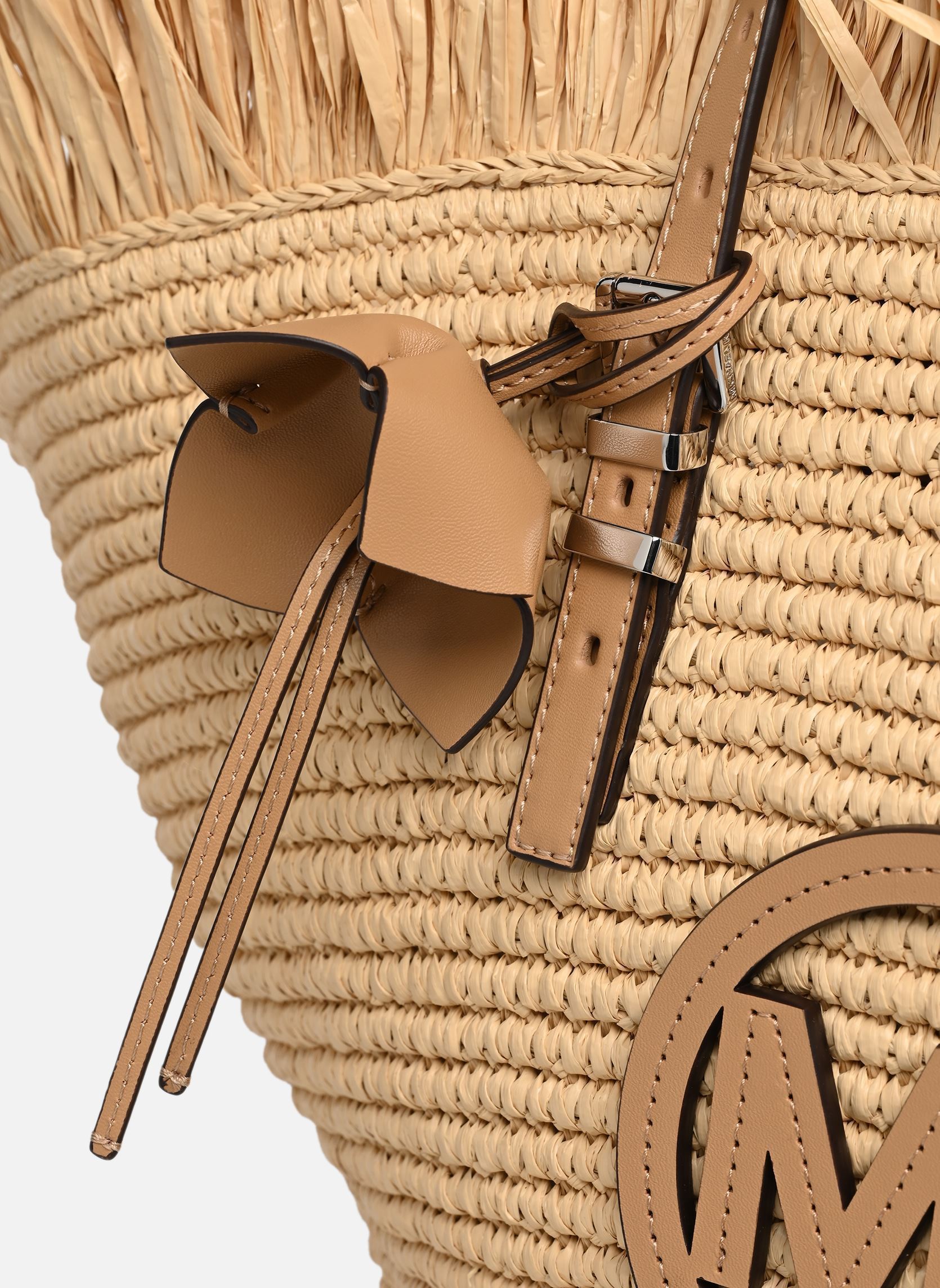 Körbe Isa Lg Fan Tote damen beige Michael Michael Kors Körbe Isa Lg Fan Tote damen beige NAT/PEANUT