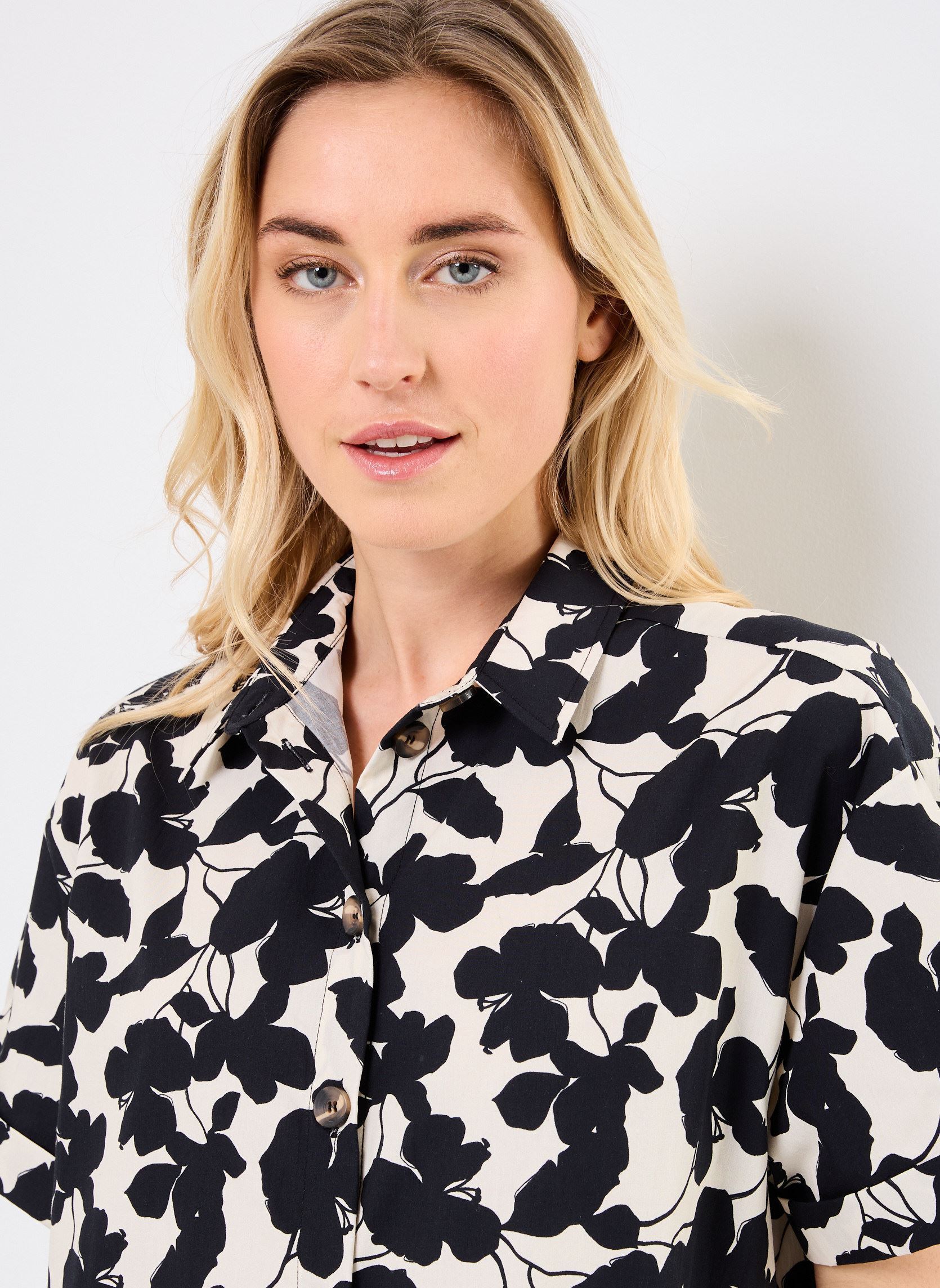 Kurzarm-Hemden CMARIAL damen weiß Georgia Rose Kurzarm-Hemden CMARIAL damen weiß ECRU