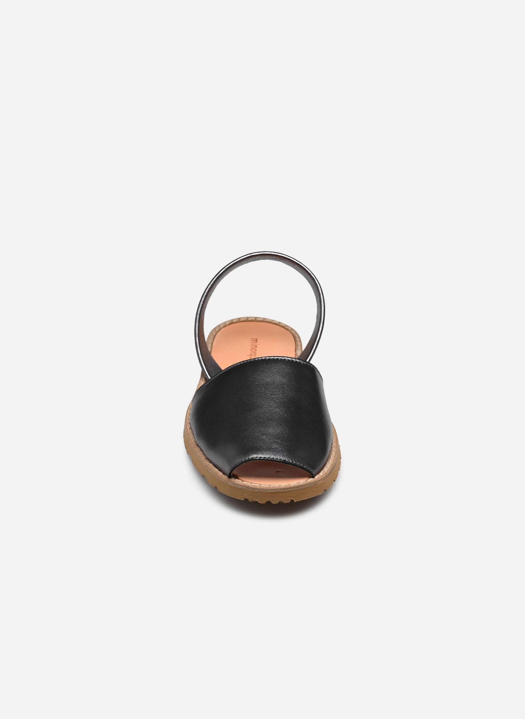 Sandali piatti Avarca Métal donna grigio Minorquines Sandali piatti Avarca Métal donna grigio ANTHRACITE
