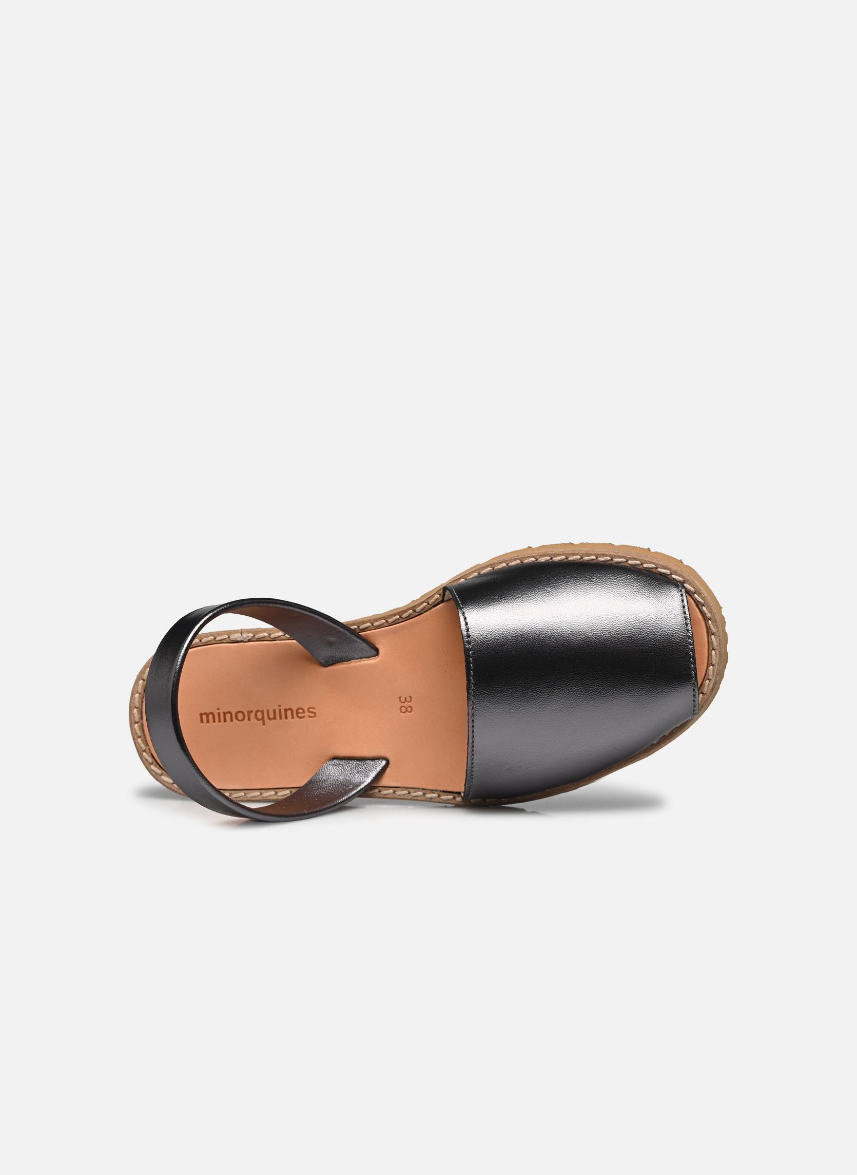 Sandali piatti Avarca Métal donna grigio Minorquines Sandali piatti Avarca Métal donna grigio ANTHRACITE