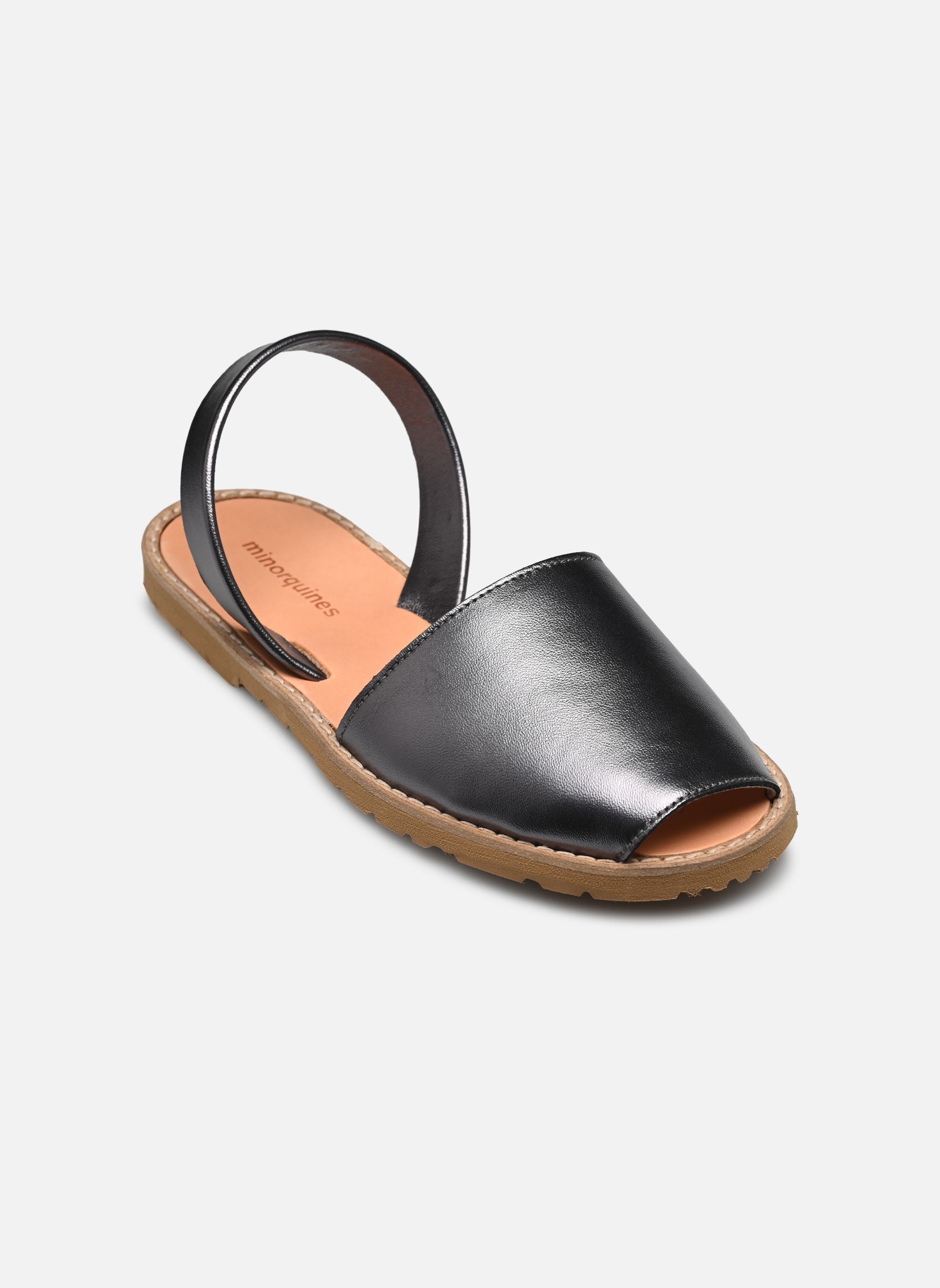 Sandali piatti Avarca Métal donna grigio Minorquines Sandali piatti Avarca Métal donna grigio ANTHRACITE