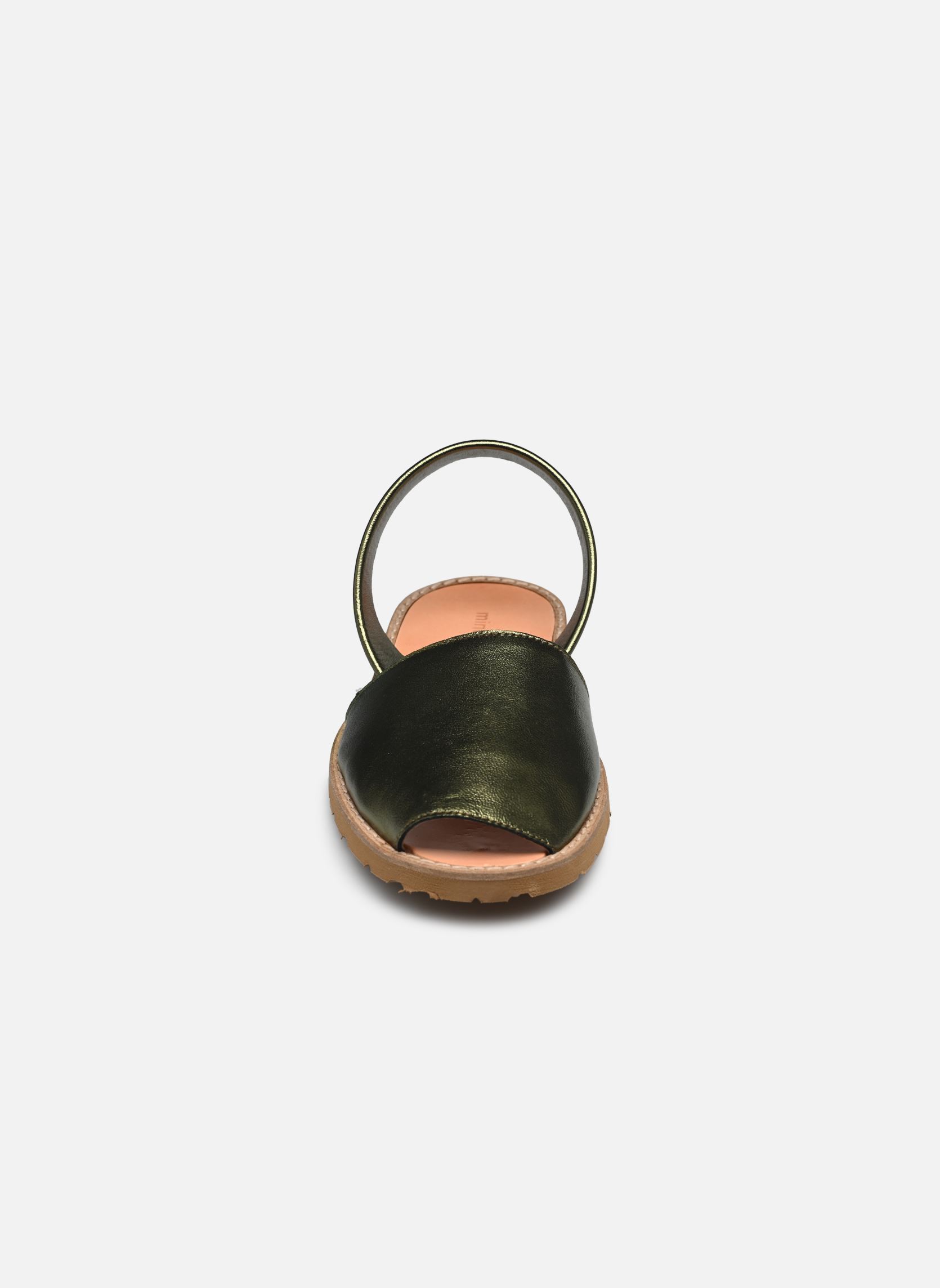 Sandali piatti Avarca Métal donna verde Minorquines Sandali piatti Avarca Métal donna verde VERDE