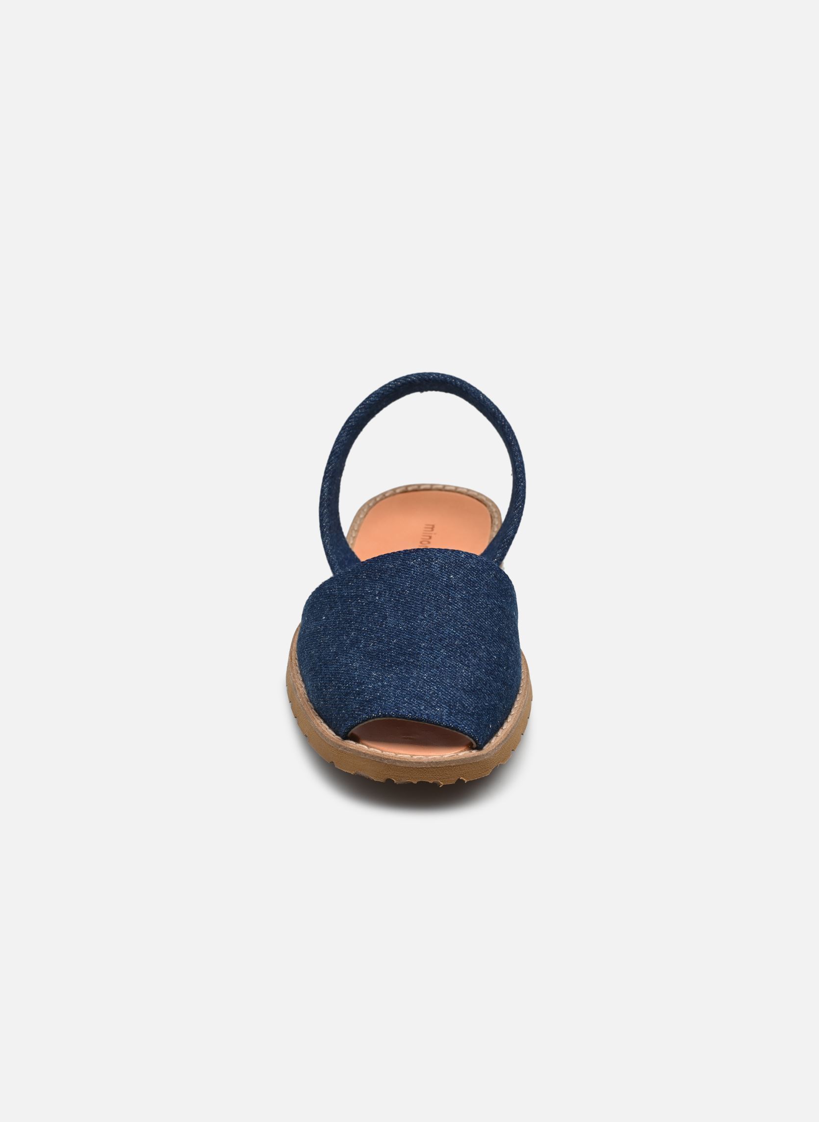 Flache Sandalen Avarca Jean damen blau Minorquines Flache Sandalen Avarca Jean damen blau JEAN BRUT