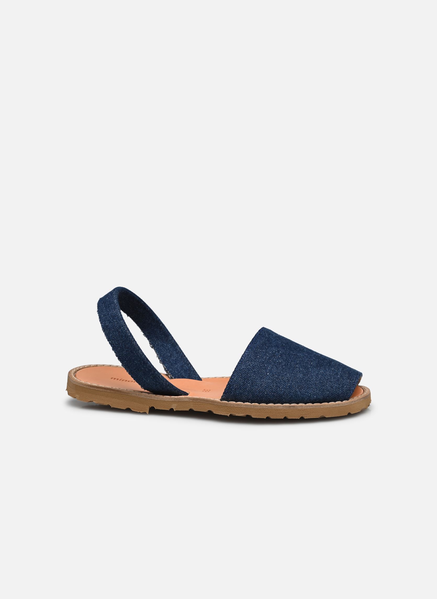 Flache Sandalen Avarca Jean damen blau Minorquines Flache Sandalen Avarca Jean damen blau JEAN BRUT