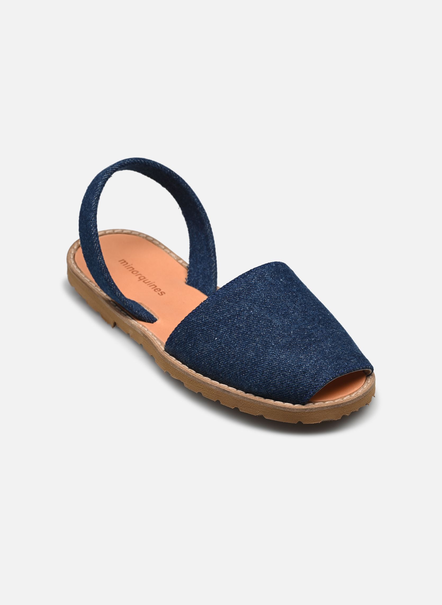 Flache Sandalen Avarca Jean damen blau Minorquines Flache Sandalen Avarca Jean damen blau JEAN BRUT