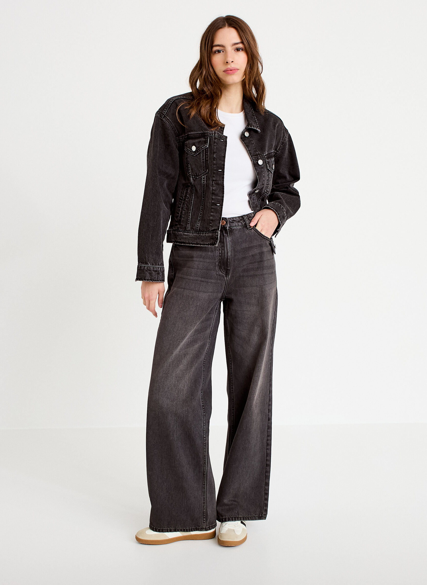Jeans droit DELHO-LOTY2 femme noir Cache Cache Jeans droit DELHO-LOTY2 femme noir Noir