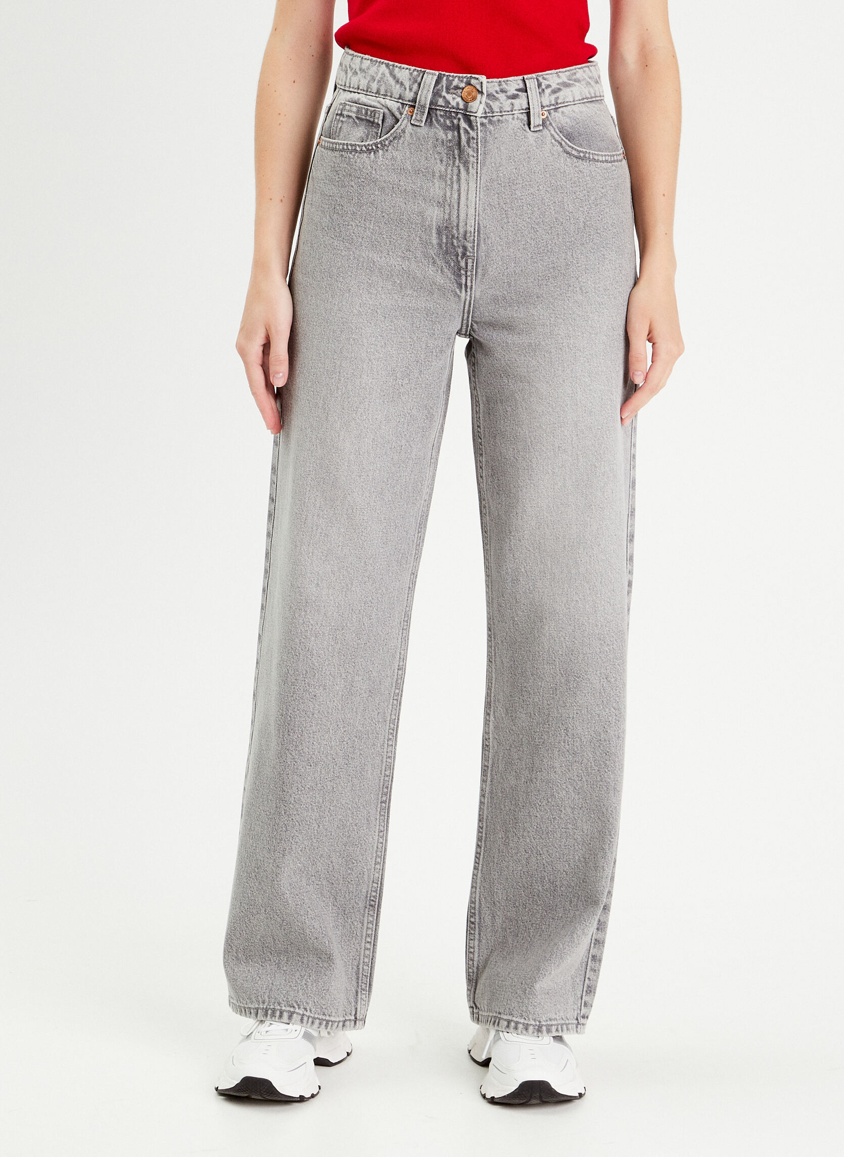 Jeans droit DELHO-LOTY2 femme gris Cache Cache Jeans droit DELHO-LOTY2 femme gris Gris