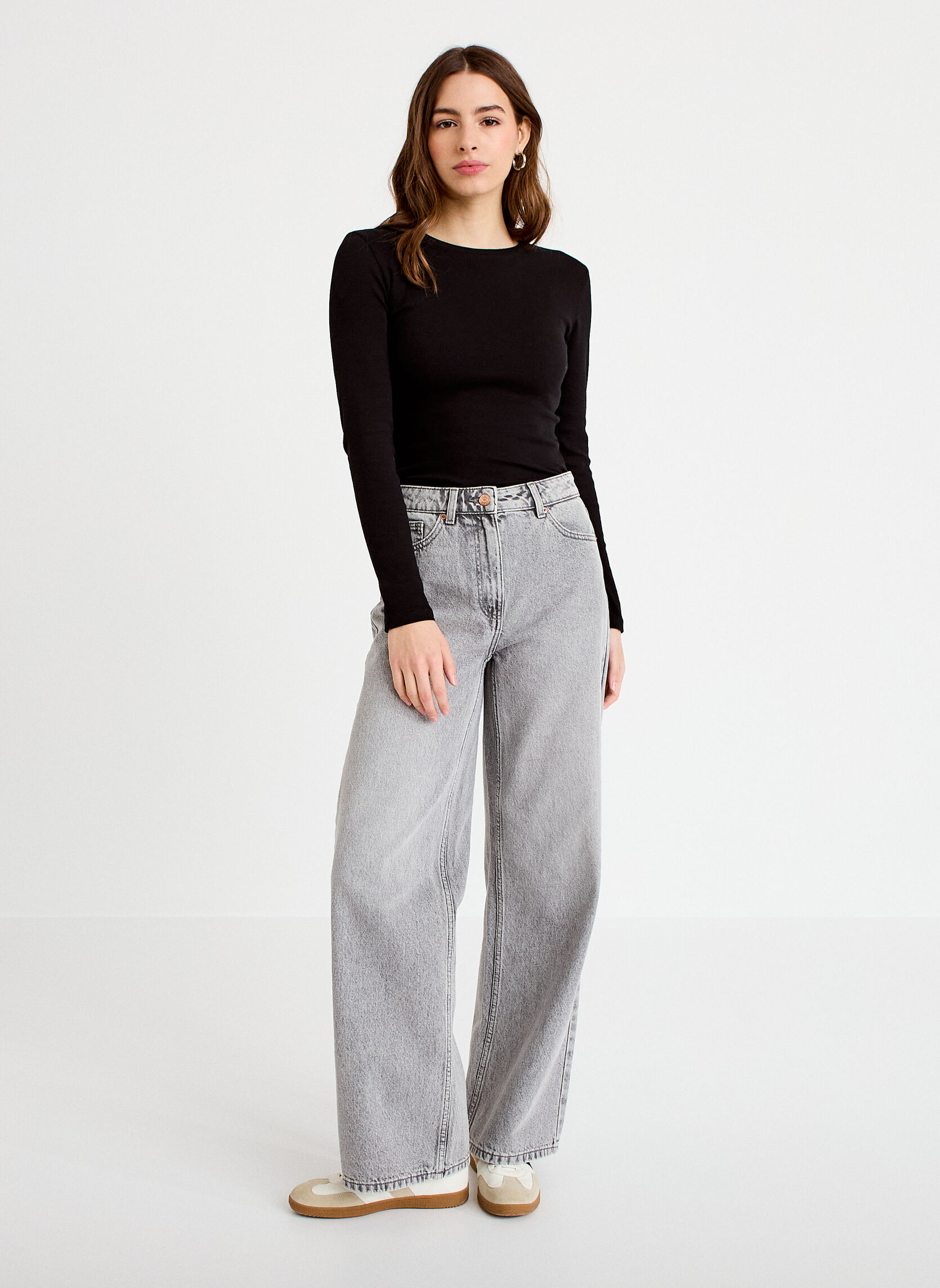 Jeans droit DELHO-LOTY2 femme gris Cache Cache Jeans droit DELHO-LOTY2 femme gris Gris