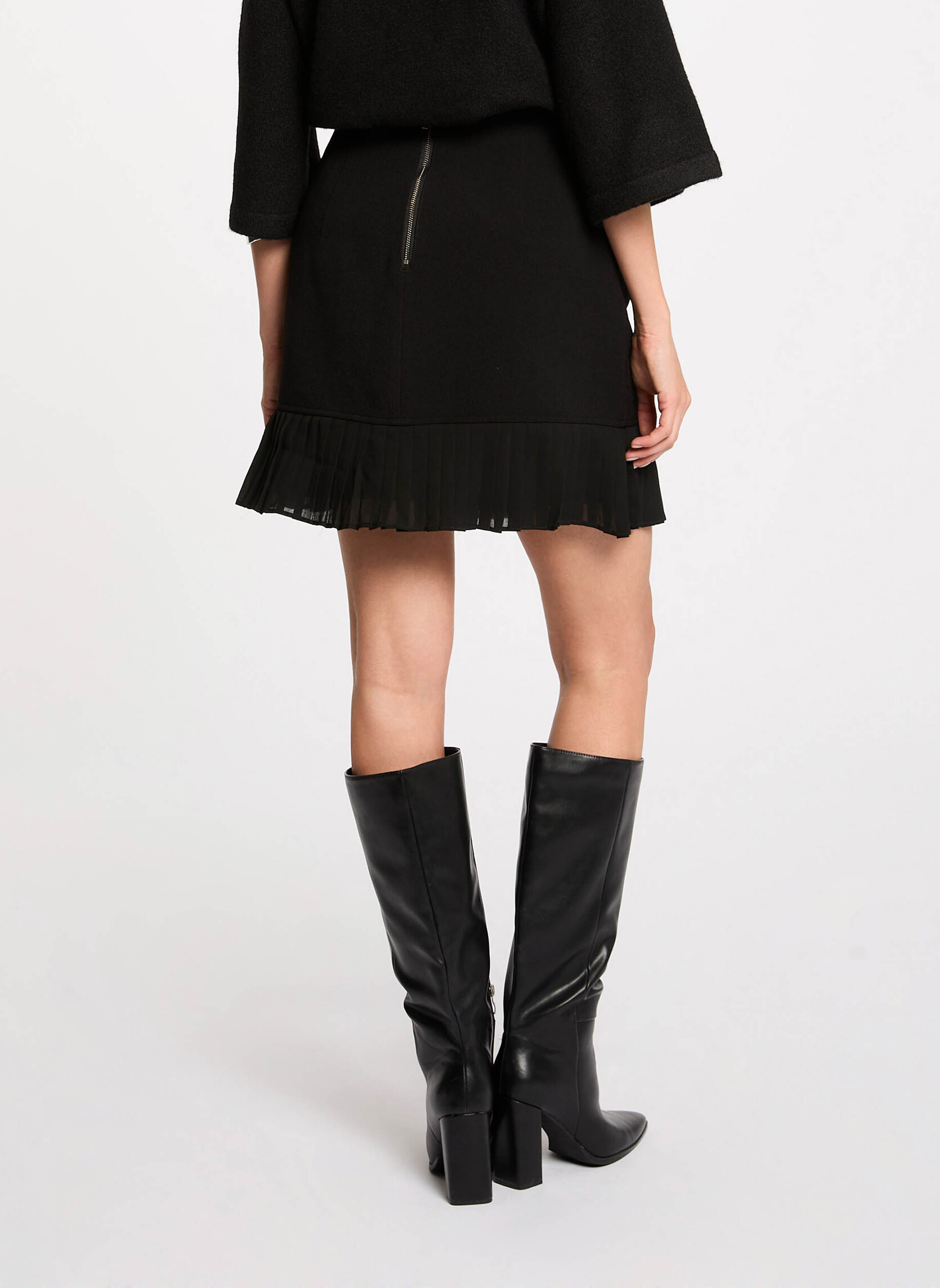 Jupes mi-longues 251-JANO femme noir Morgan Jupes mi-longues 251-JANO femme noir Noir