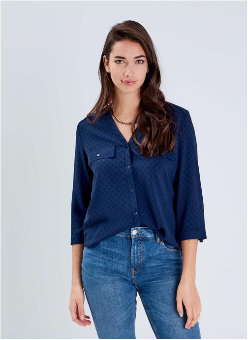 Cache Cache Chemises TUDOBY22 femme bleu