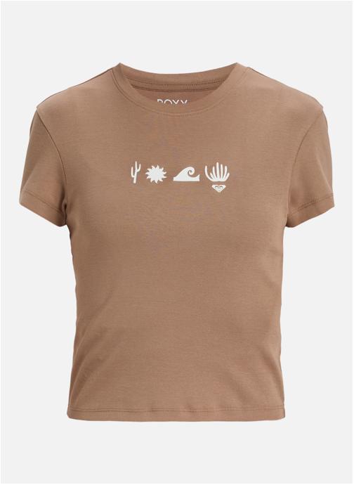Roxy Tee-shirts Beach Love femme marron